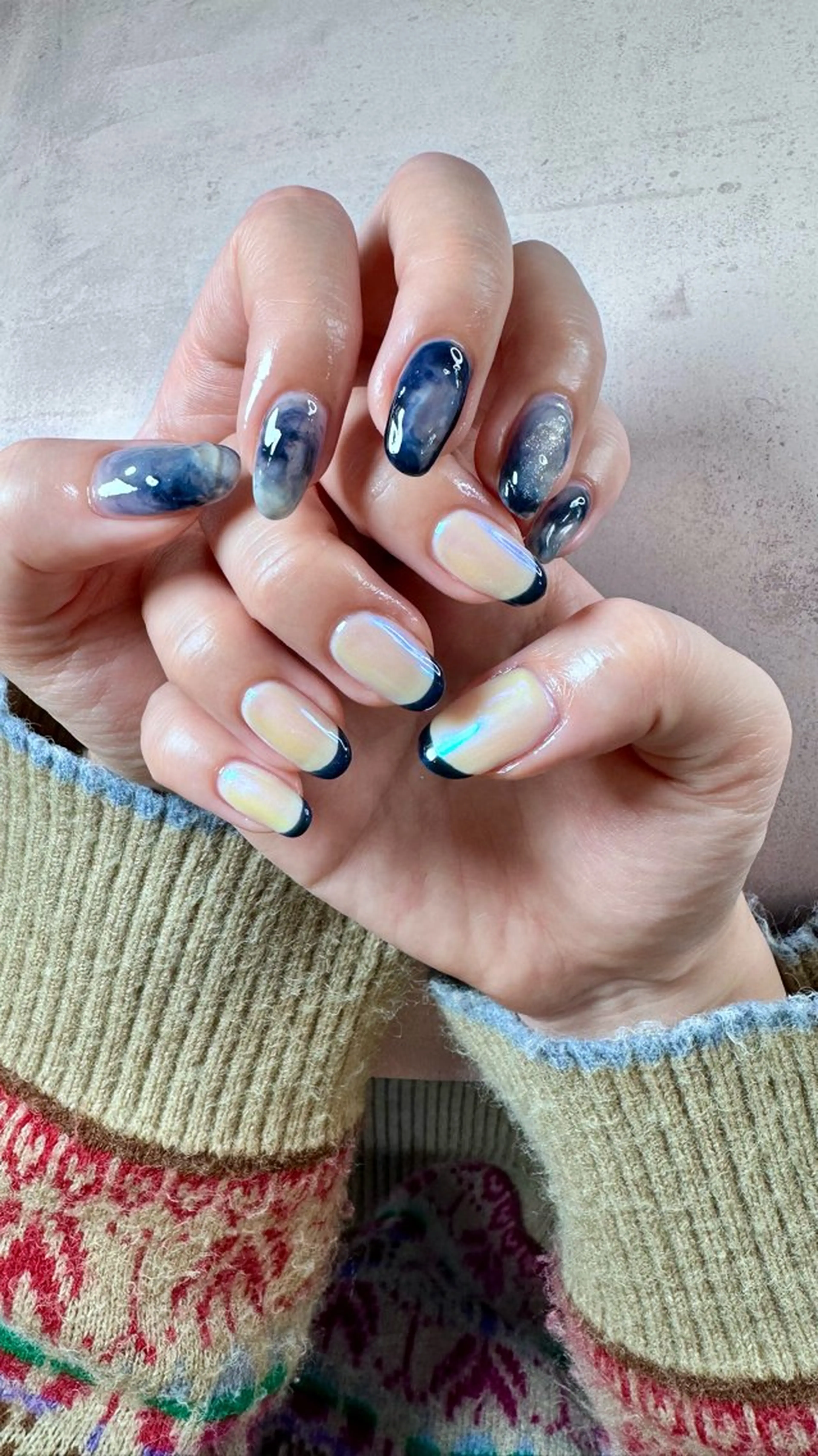 ネイル ニュアンスネイル ハンドネイル ハンドケア Atelier Ariのネイルデザイン