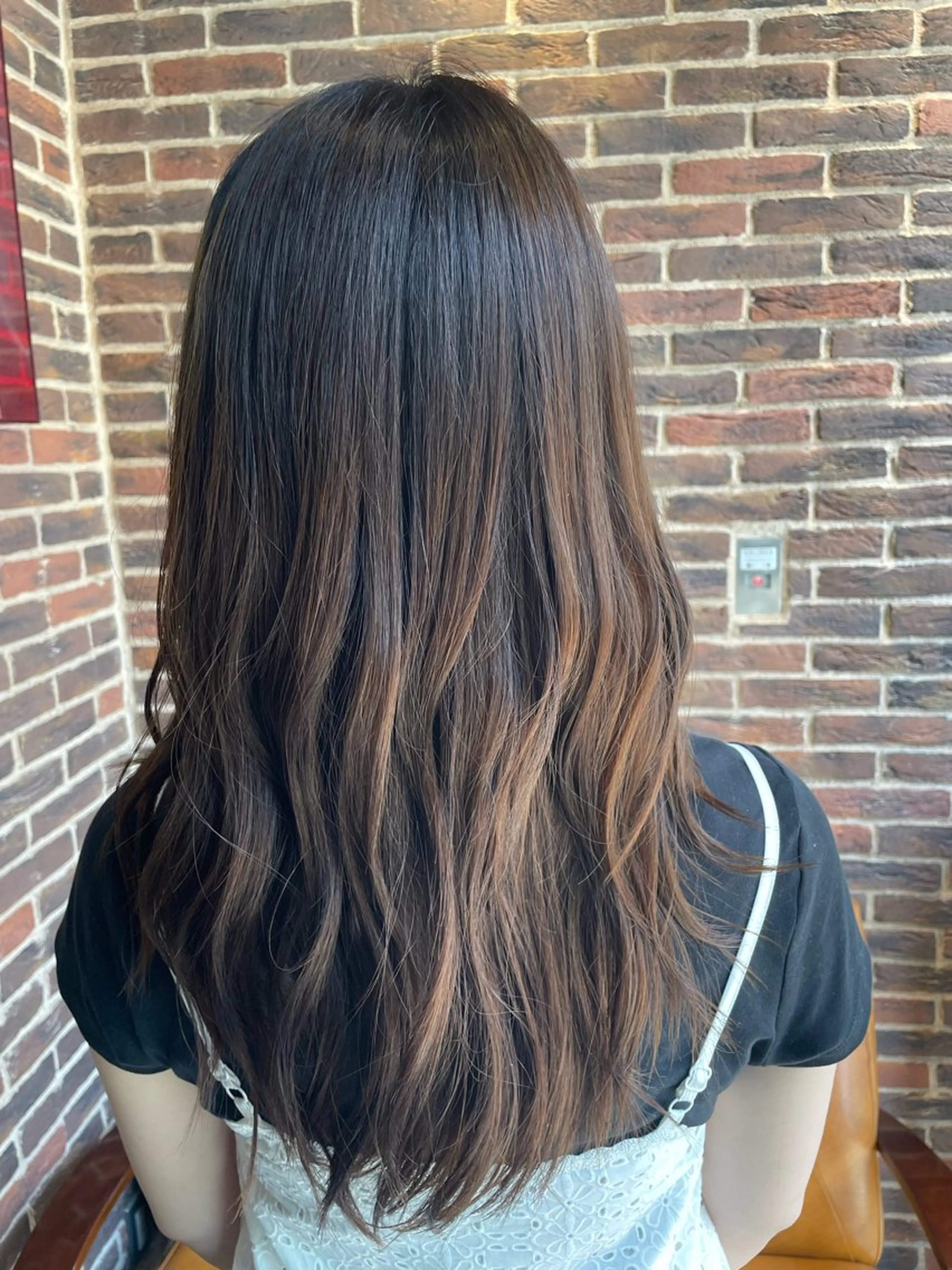 ロング カット 縮毛矯正 Hair salon 6所属・ジュニアスタイリスト 照井奈保子のヘアスタイル