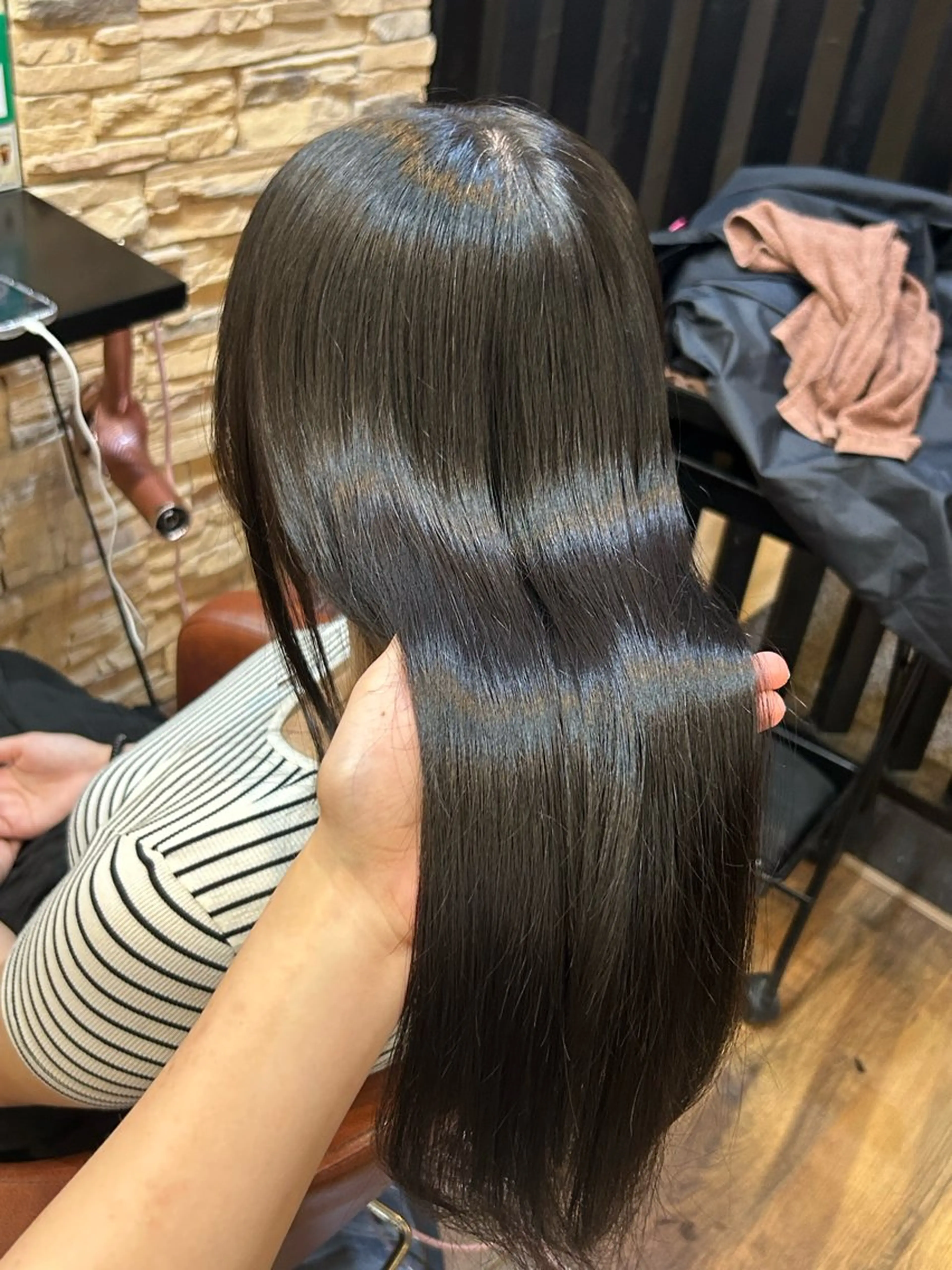 ロング 縮毛矯正 トリートメント 【カットモデル募集 】サキ🫧のヘアスタイル