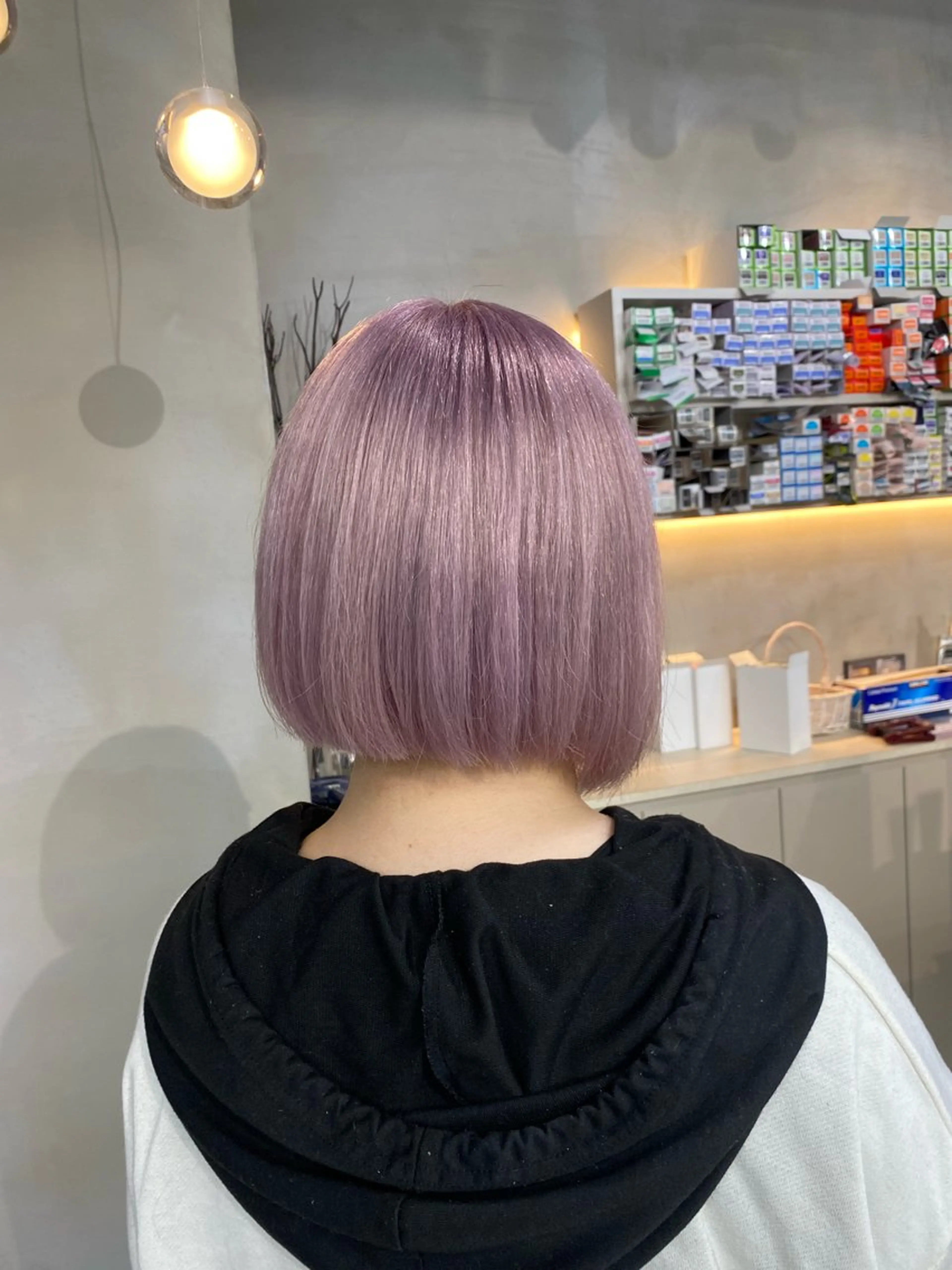 ショート カラー ヘアカラー qulim所属・前橋 姫奈のヘアスタイル