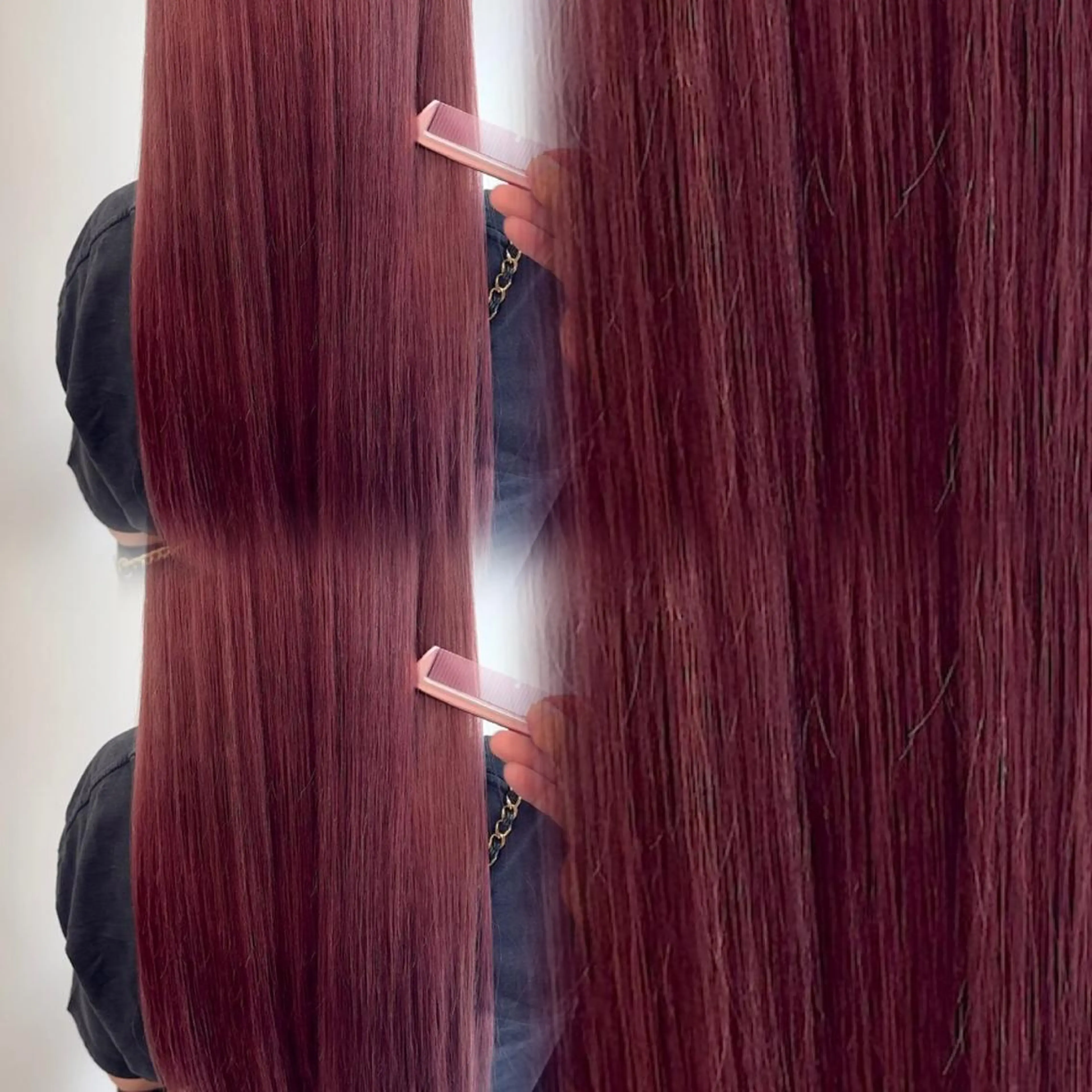 ミディアム カラー ベージュカラー ブリーチ 透明感カラー ダブルカラー ブリーチなしカラー ヘアカラー トリートメント 髪質改善ミルクティー SATSUKI🌼.のヘアスタイル