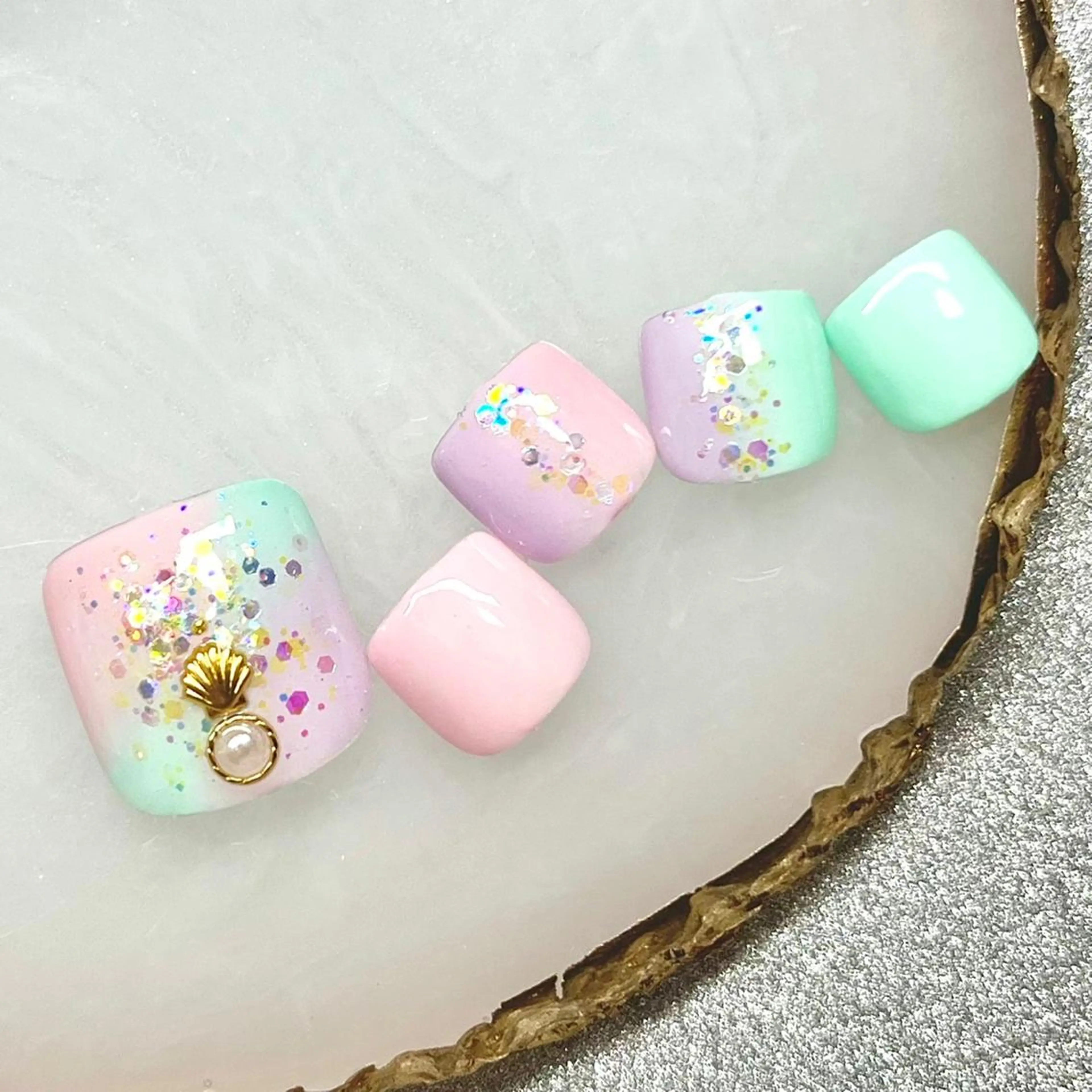 ネイル フットネイル Alohi nail salonのネイルデザイン