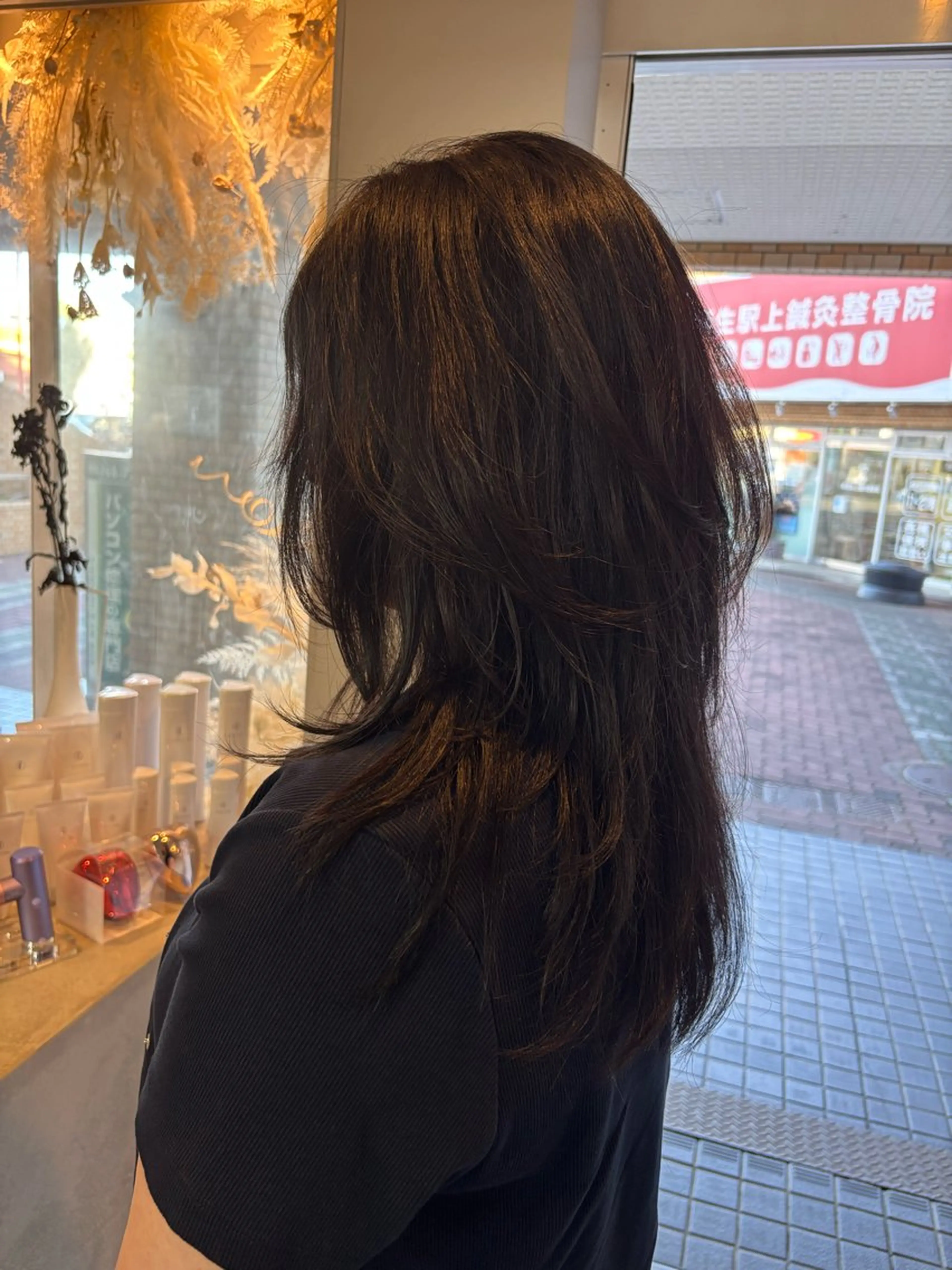 ロング ロング ウルフカット カット ヘアカラー トリートメント Hair room nico...所属・nico麻生　長谷川 裕月のヘアスタイル