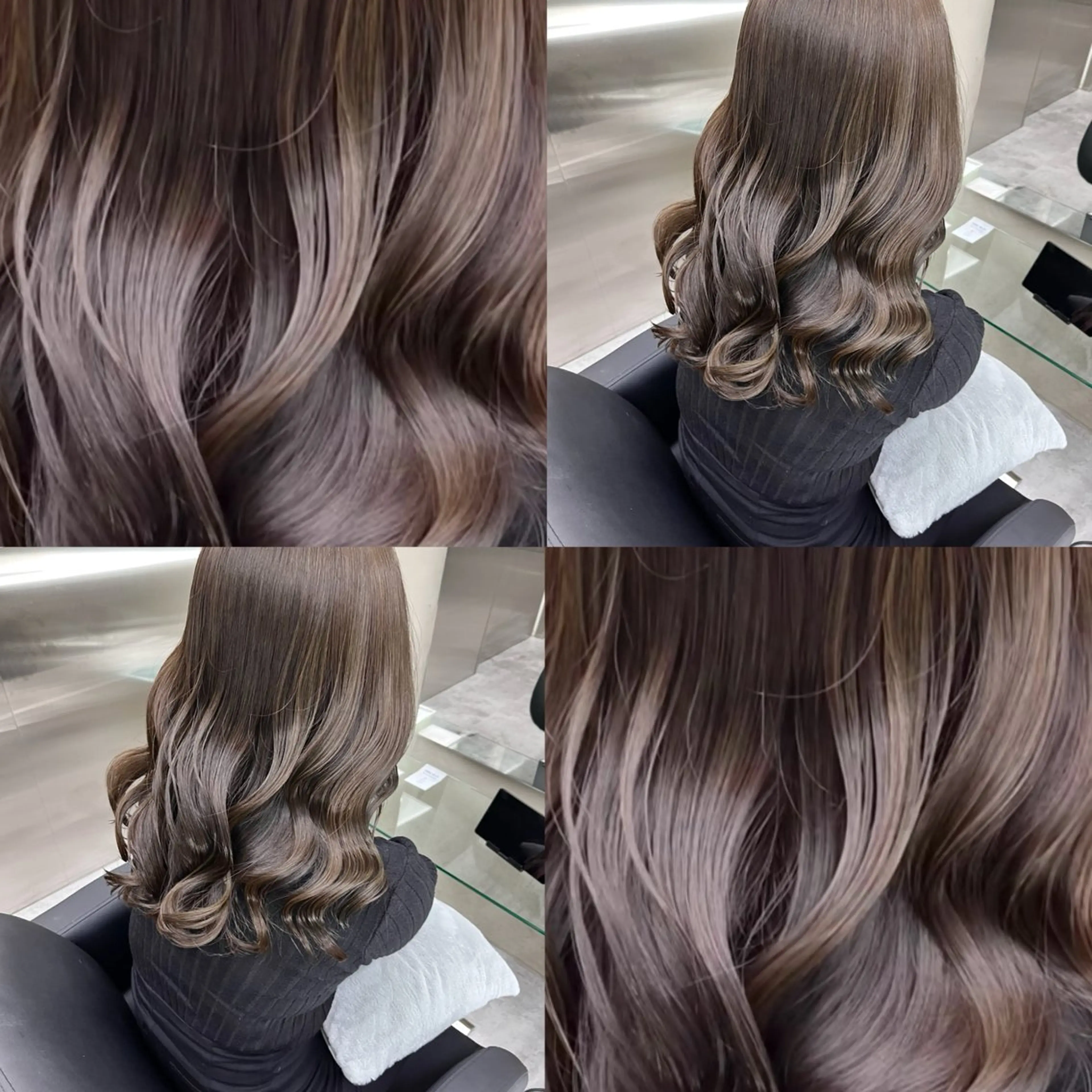 セミロング カラー パーマ ブリーチ ダブルカラー ブリーチなしカラー ヘアカラー トリートメント L’me  TOKYO by youres所属・L'me tokyo 髪質改善🫧木村美姫のヘアスタイル