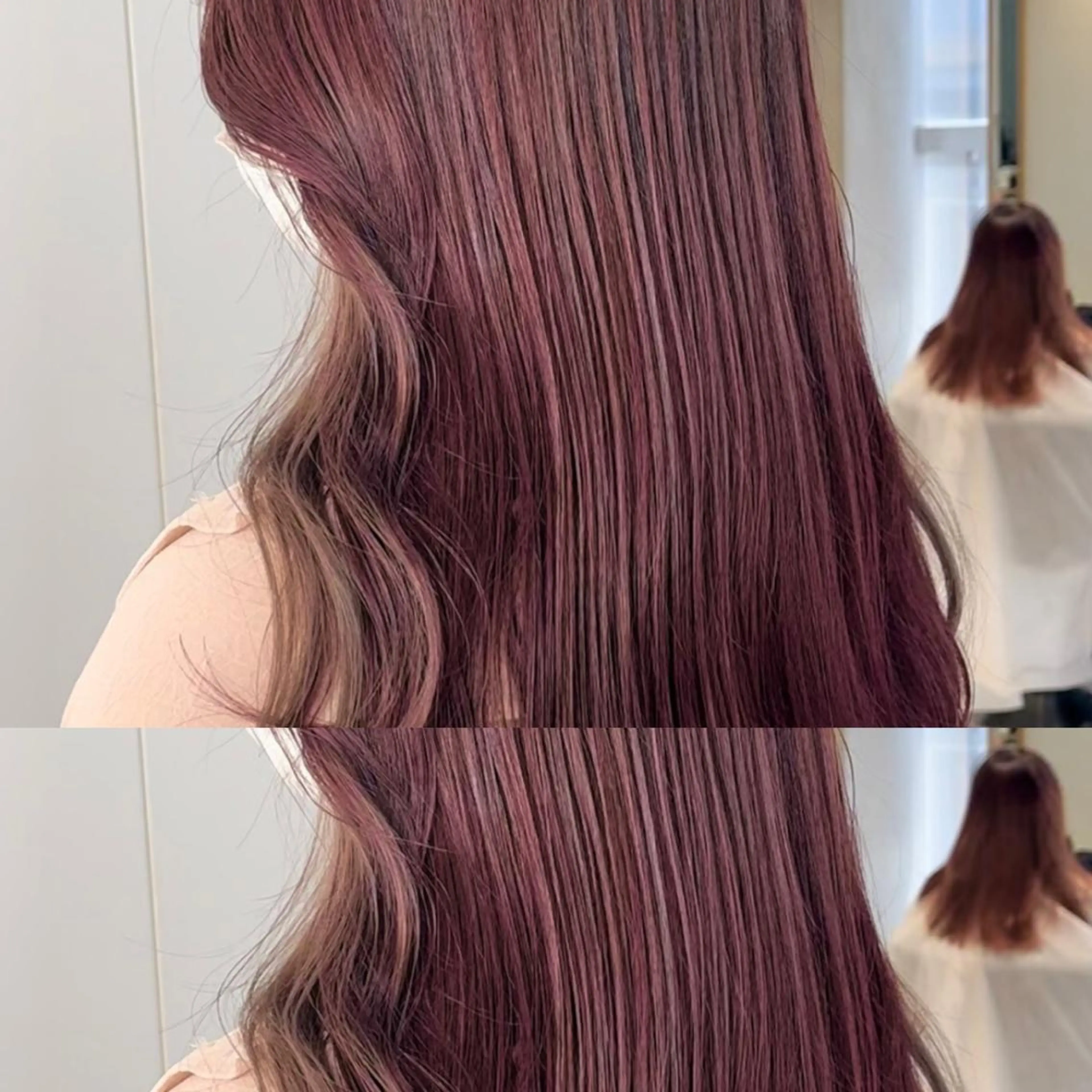 セミロング カラー ヘアアレンジ ベージュカラー ブリーチ ブラウンカラー ケアブリーチ カシス ヘアカラー トリートメント ヘアセット stylist ◎RUKI.のヘアスタイル