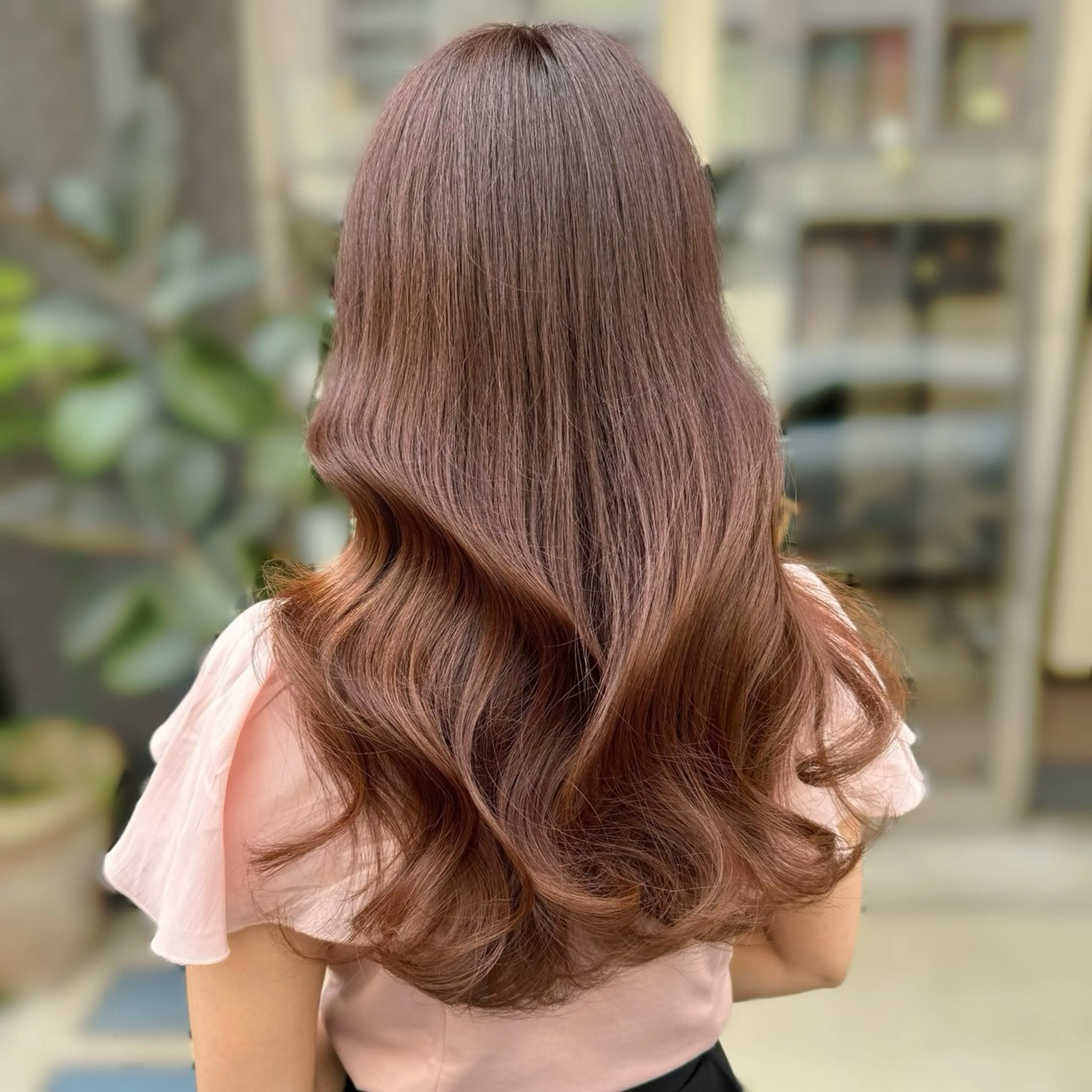 ロング カラー カット ヘアカラー トリートメント kana ブリーチなしカラー✨のヘアスタイル