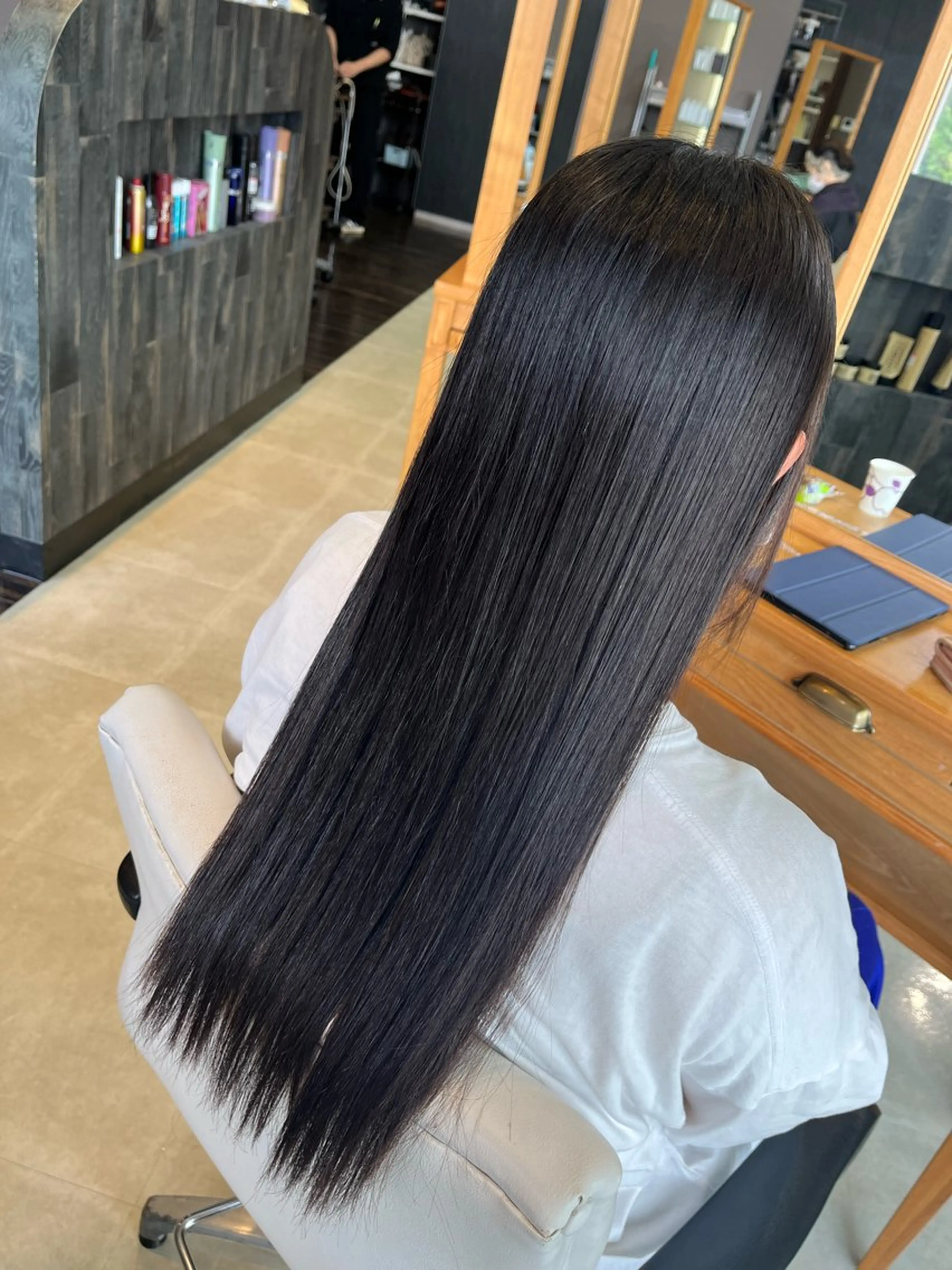 ロング パーマ ストレートパーマ 安田 海斗のヘアスタイル
