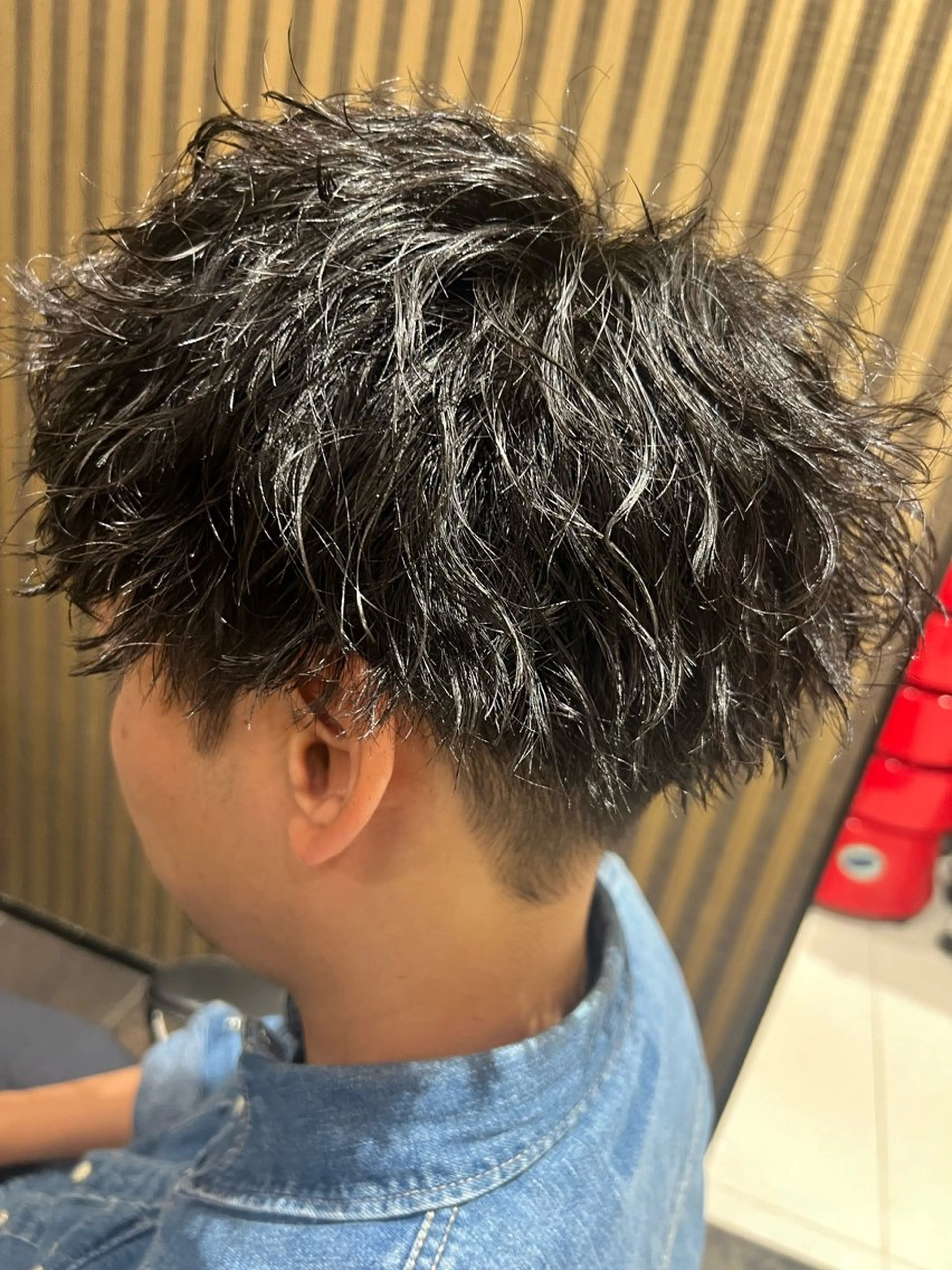 ショート パーマ メンズ カット パーマ トリートメント 古山 侑東 /メンズパーマのヘアスタイル