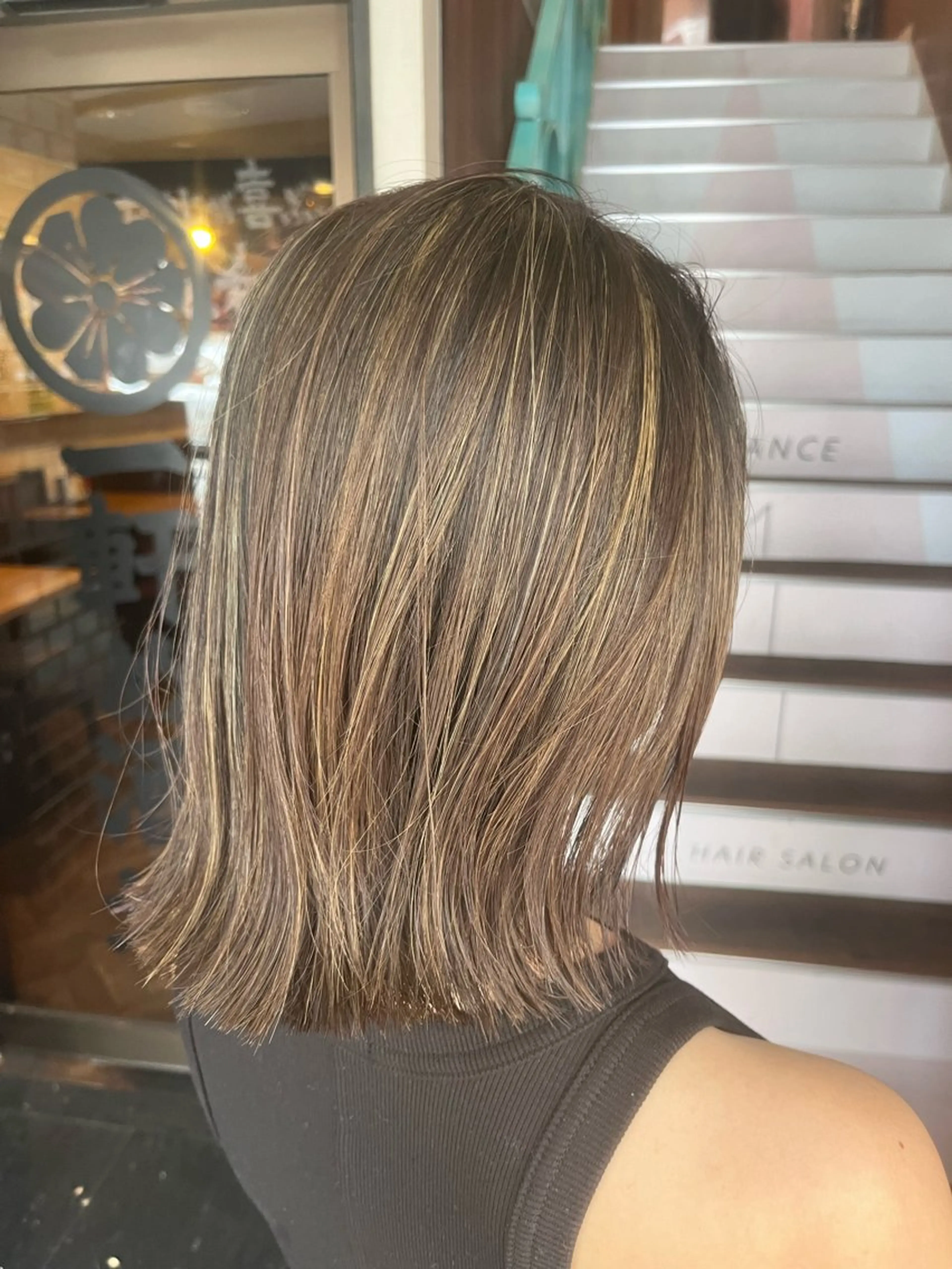 ショート ハイライト カット ヘアカラー 暗髪透明感カラー/ インナー/小島良太のヘアスタイル