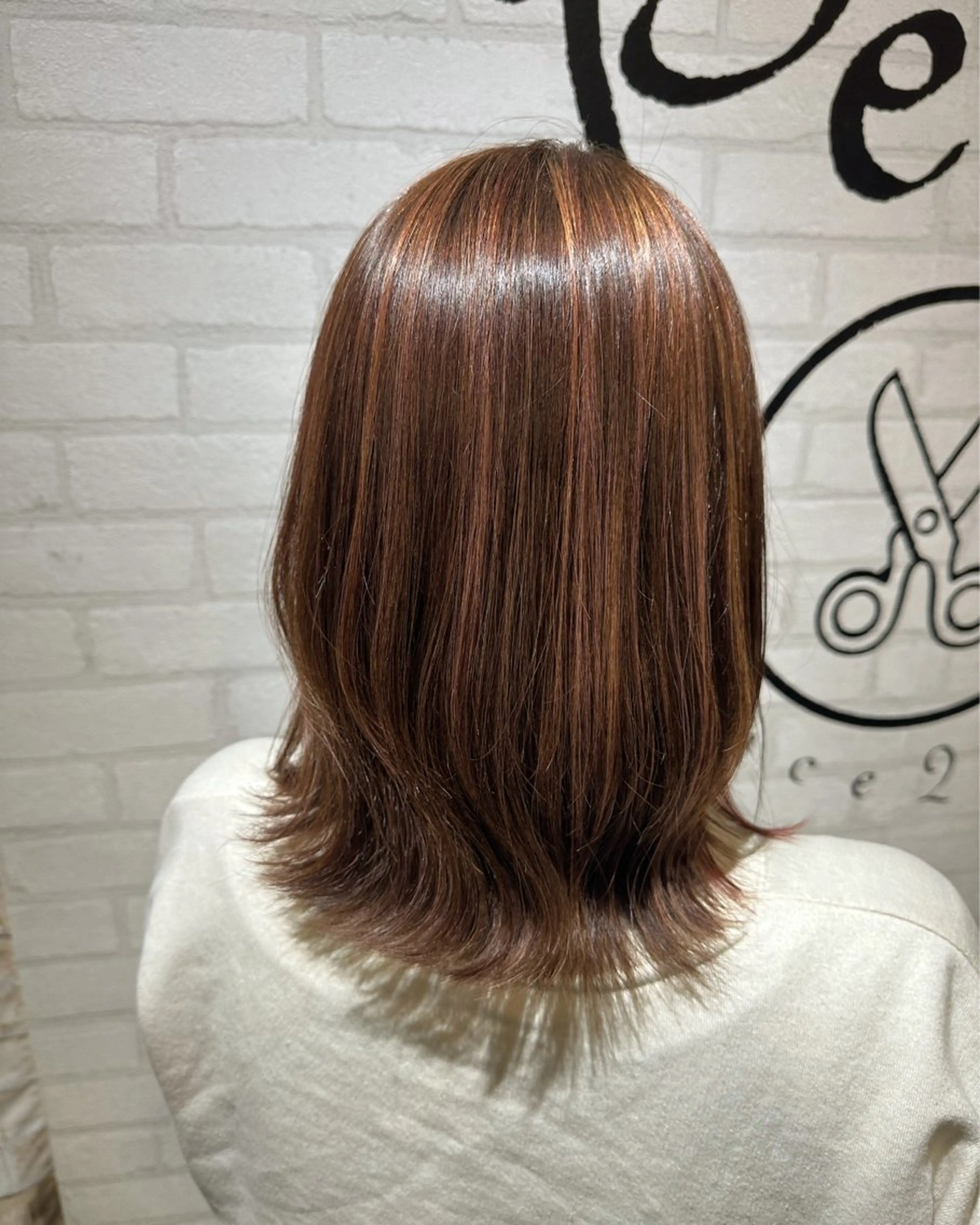 セミロング カラー ヘアカラー トリートメント hair studio Peace所属・浅野 真惟のマツエク・マツパデザイン