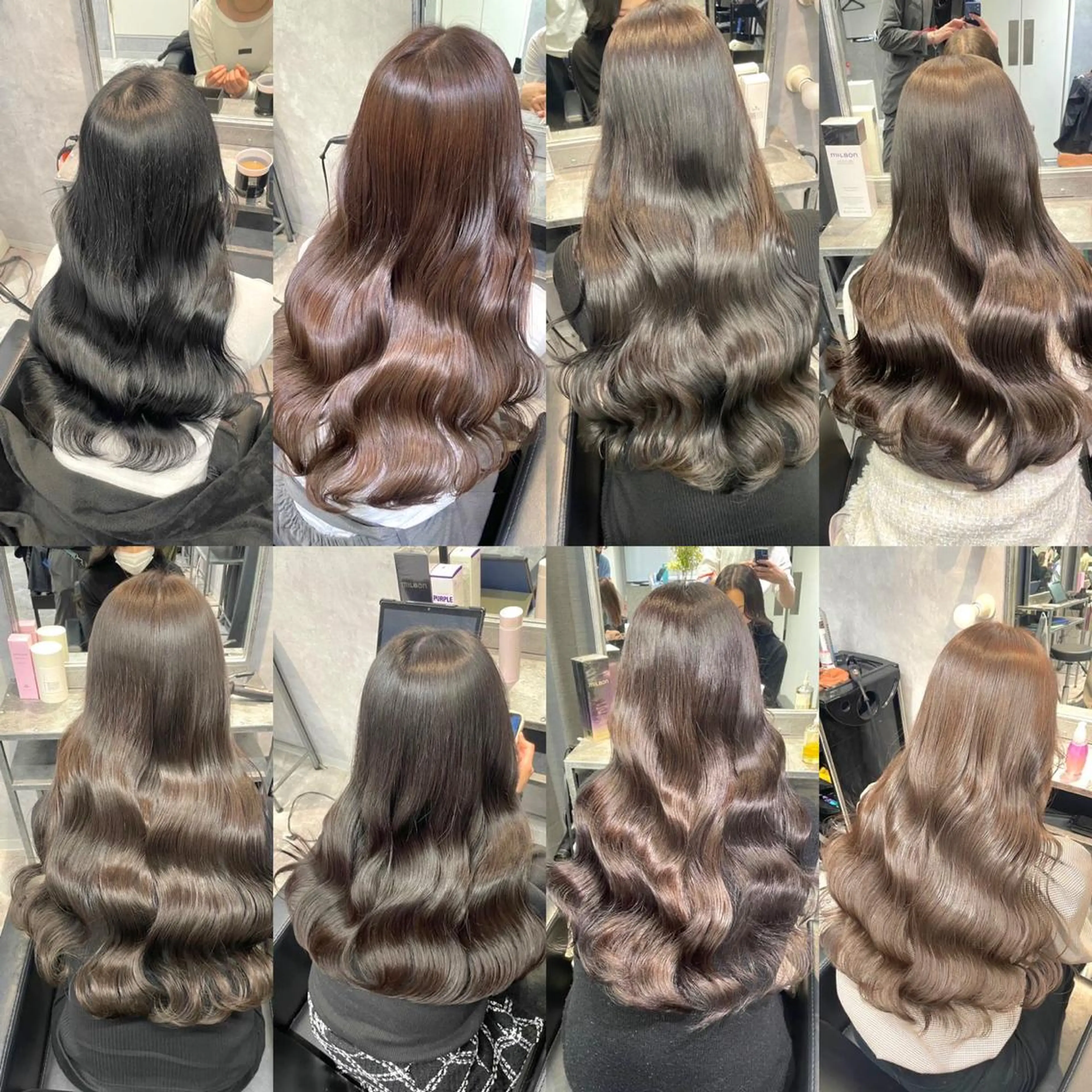 ロング カラー mimiiy梅田 中崎町ハイトーンのヘアスタイル