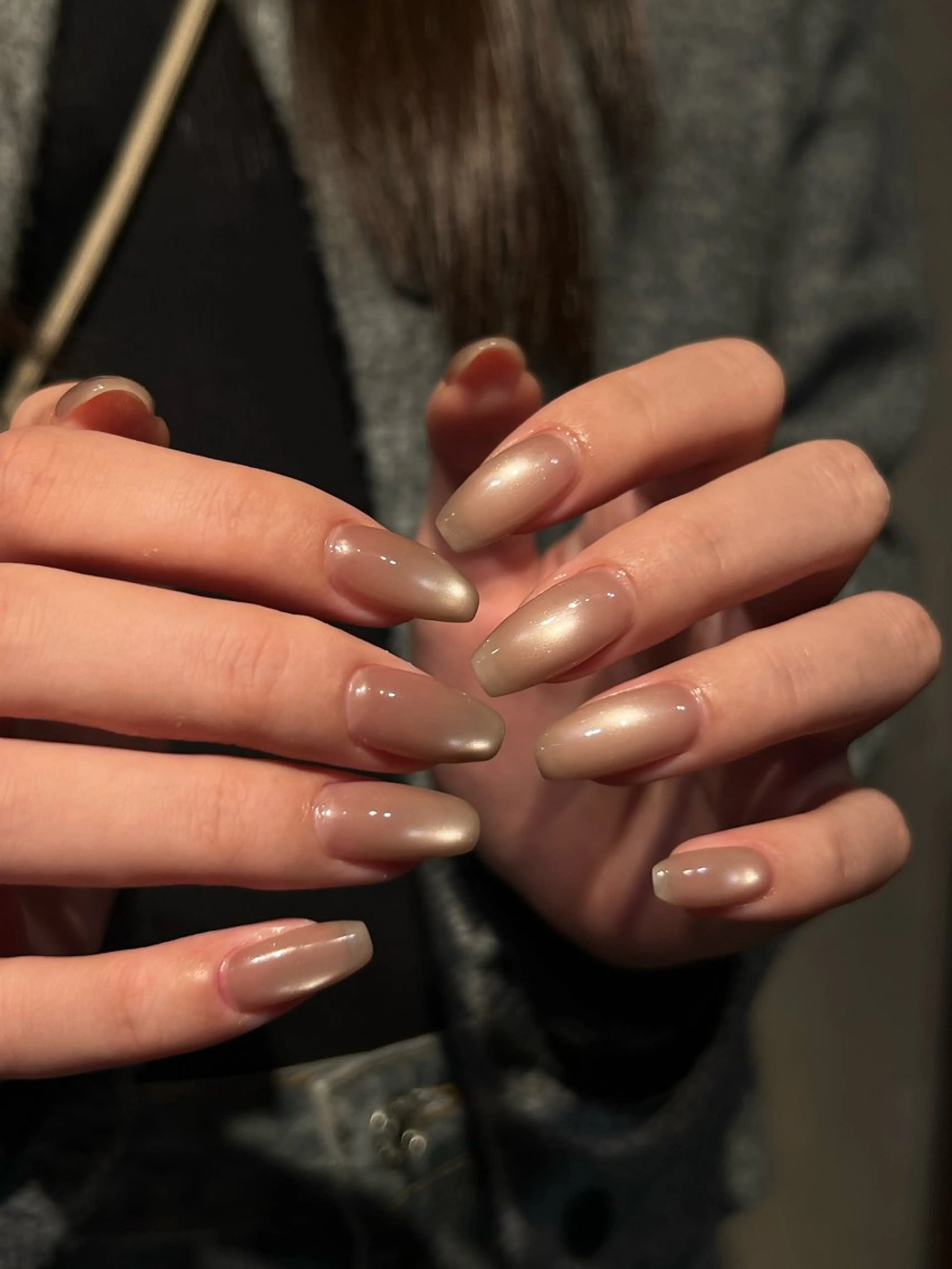 ネイル マグネットネイル 金木犀　札幌駅前店所属・金木犀ネイルサロン 三浦のネイルデザイン