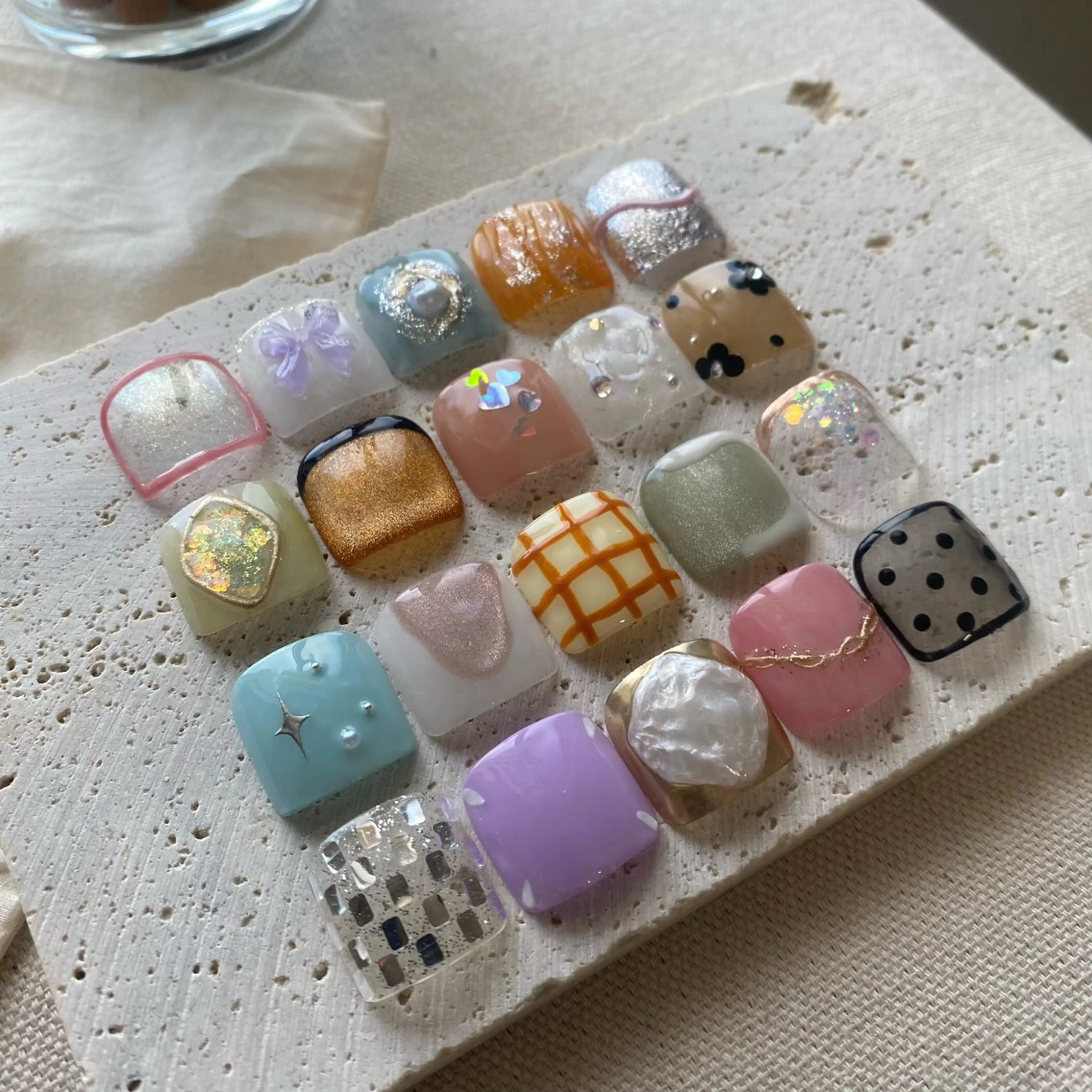 ネイル 韓国ネイル フットネイル to.所属・to nailのネイルデザイン