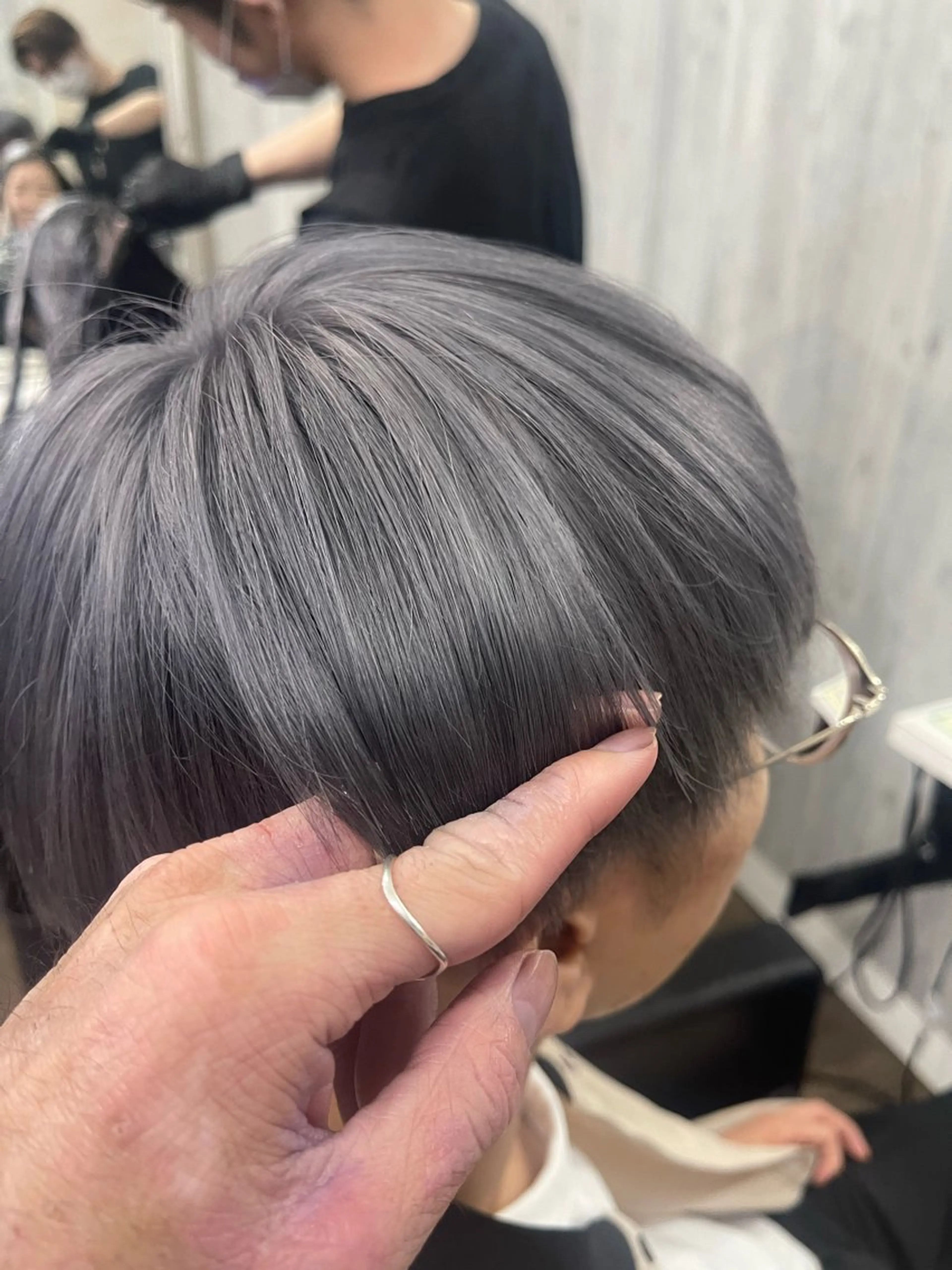ショート ヘアカラー トリートメント ✨池袋ブリーチ特化 Hibiki✨のヘアスタイル