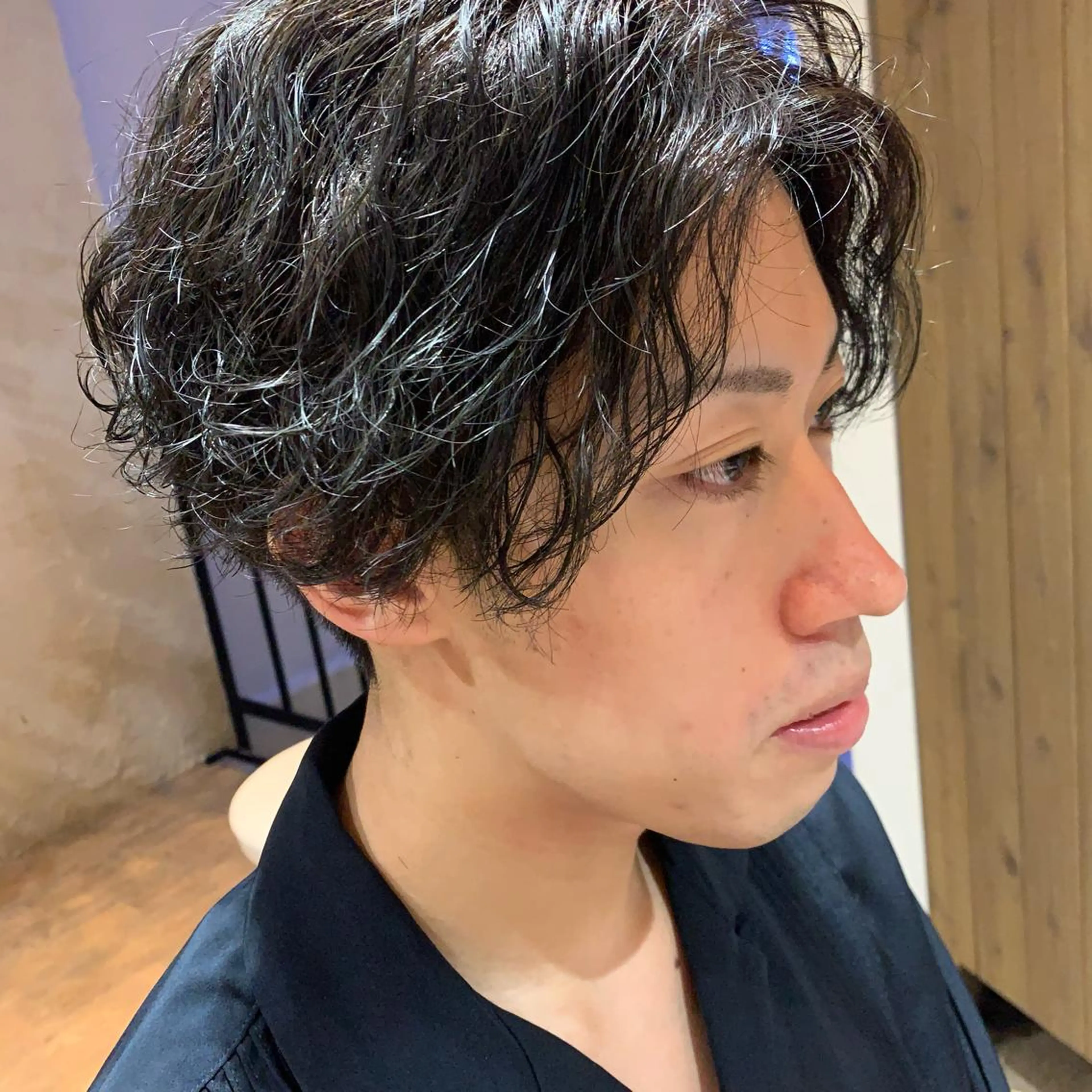 ショート メンズ メンズパーマ メンズツイストパーマ ツイストパーマ SOYON 🤍CHIZU🤍.のヘアスタイル