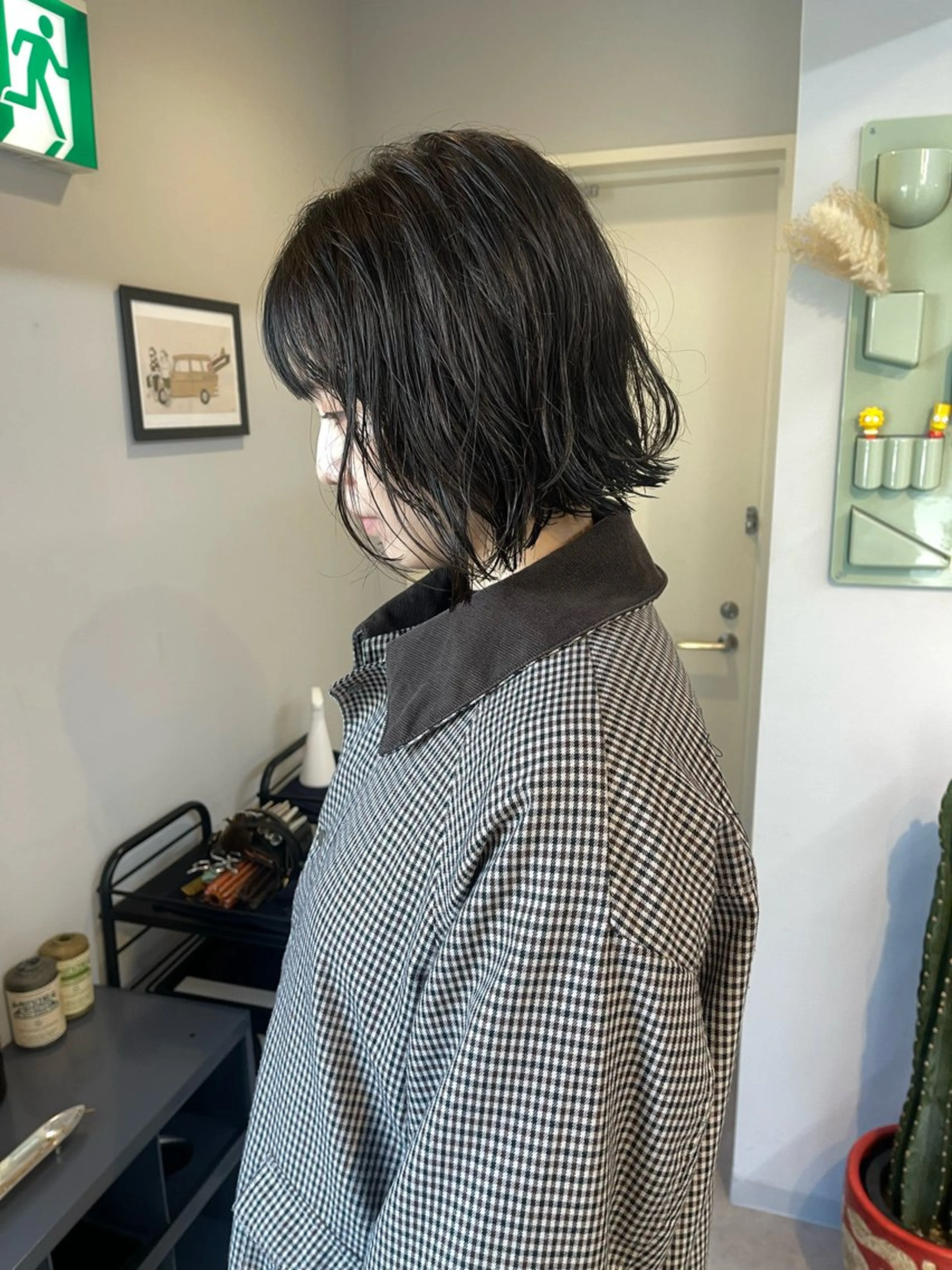ショート パーマ ボブ くせ毛 ニュアンスパーマ MEY HAIR / CURLYS所属・✅ボブ/パーマ/ 表参道/KENTA✅のヘアスタイル