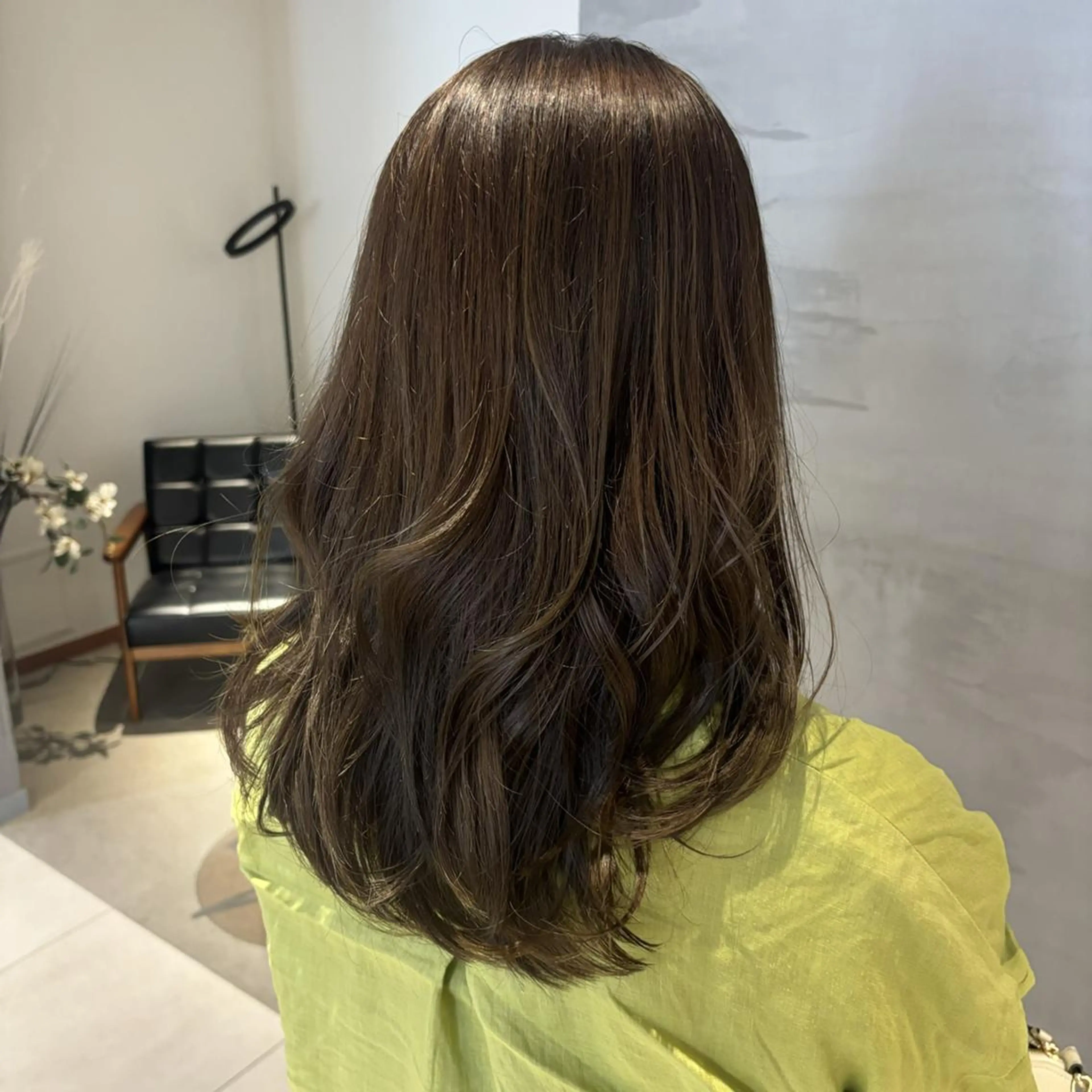 セミロング レイヤーカット 髪質改善/伏見 RABU(ému)のヘアスタイル