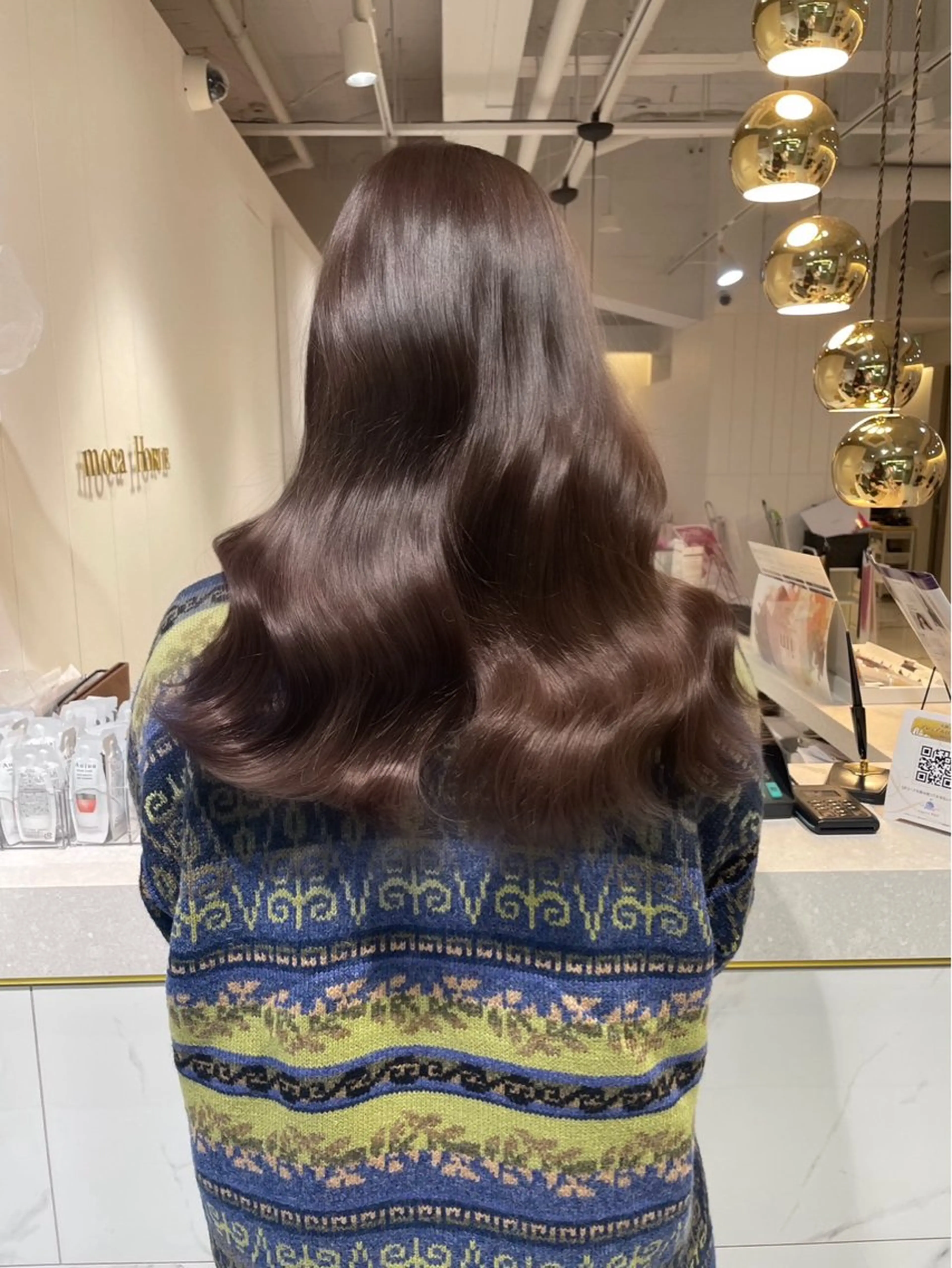 ブリーチなしワンカラー➕Aujua 4step TRの写真