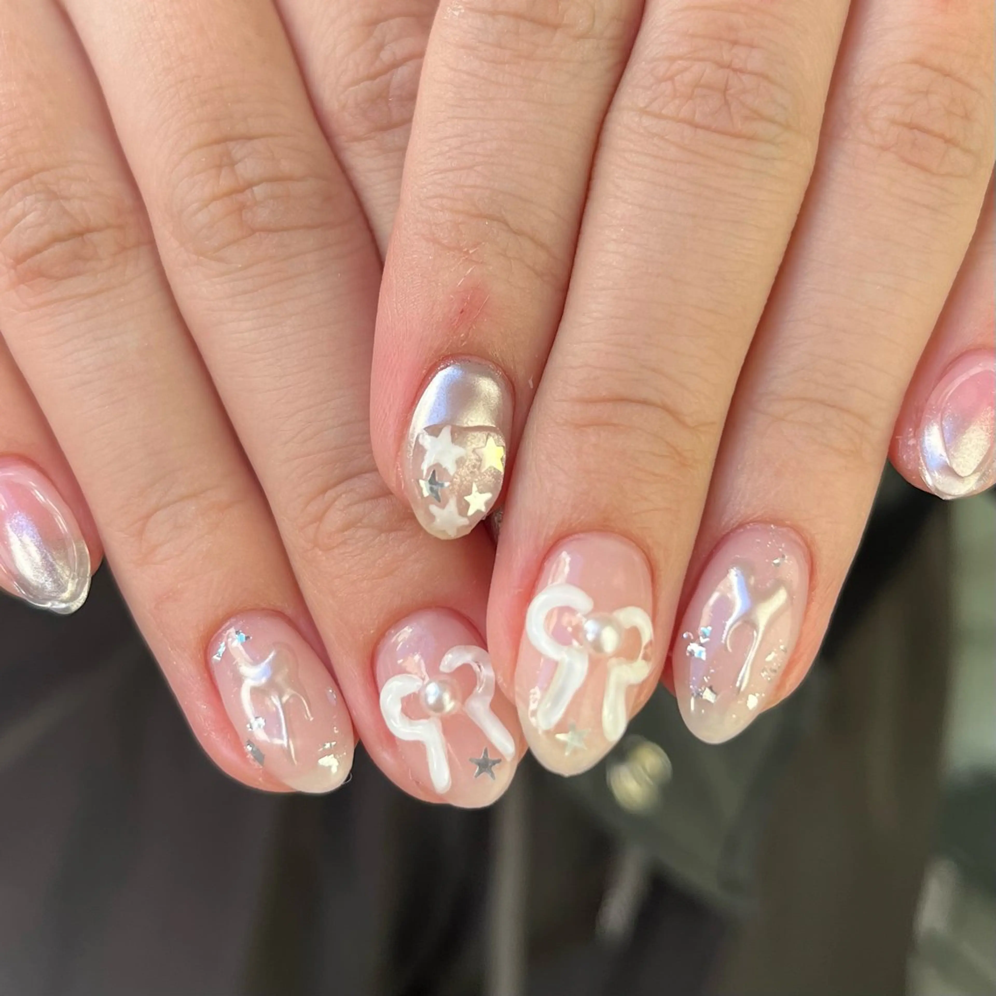 ネイル リボン ハンドネイル 吉祥寺/個性派/ kazuha🩰のヘアスタイル