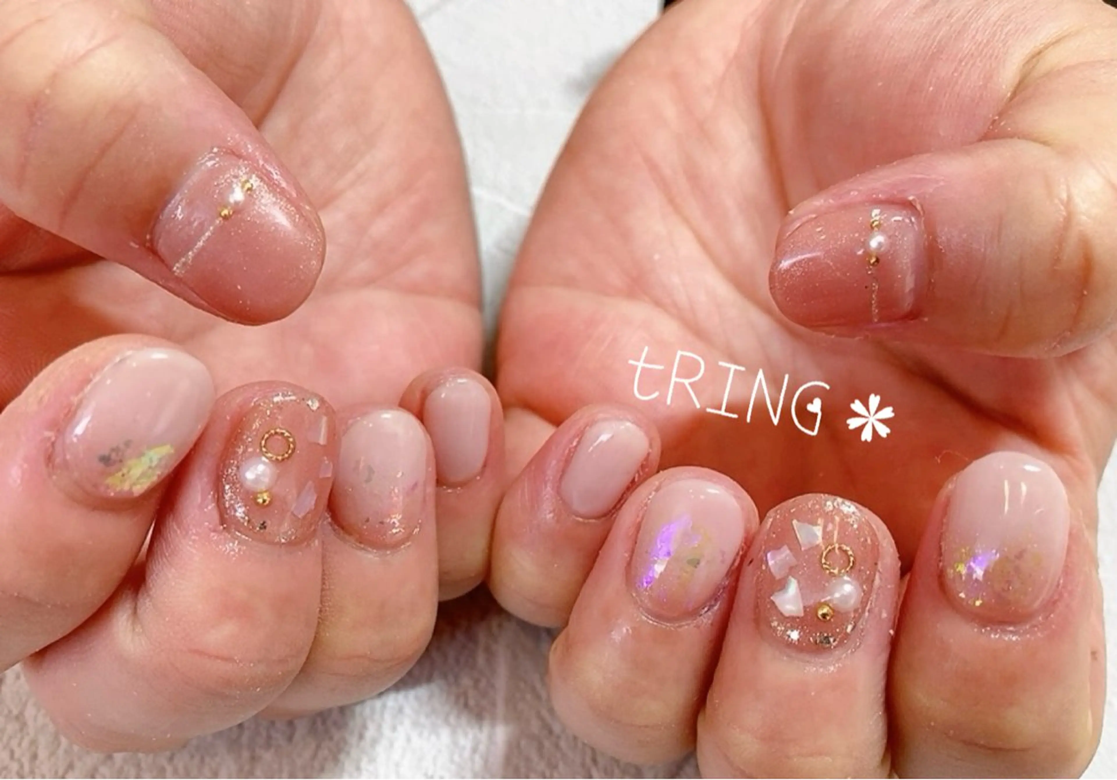 ネイル ハンドネイル tRING* しいの木台のネイルデザイン