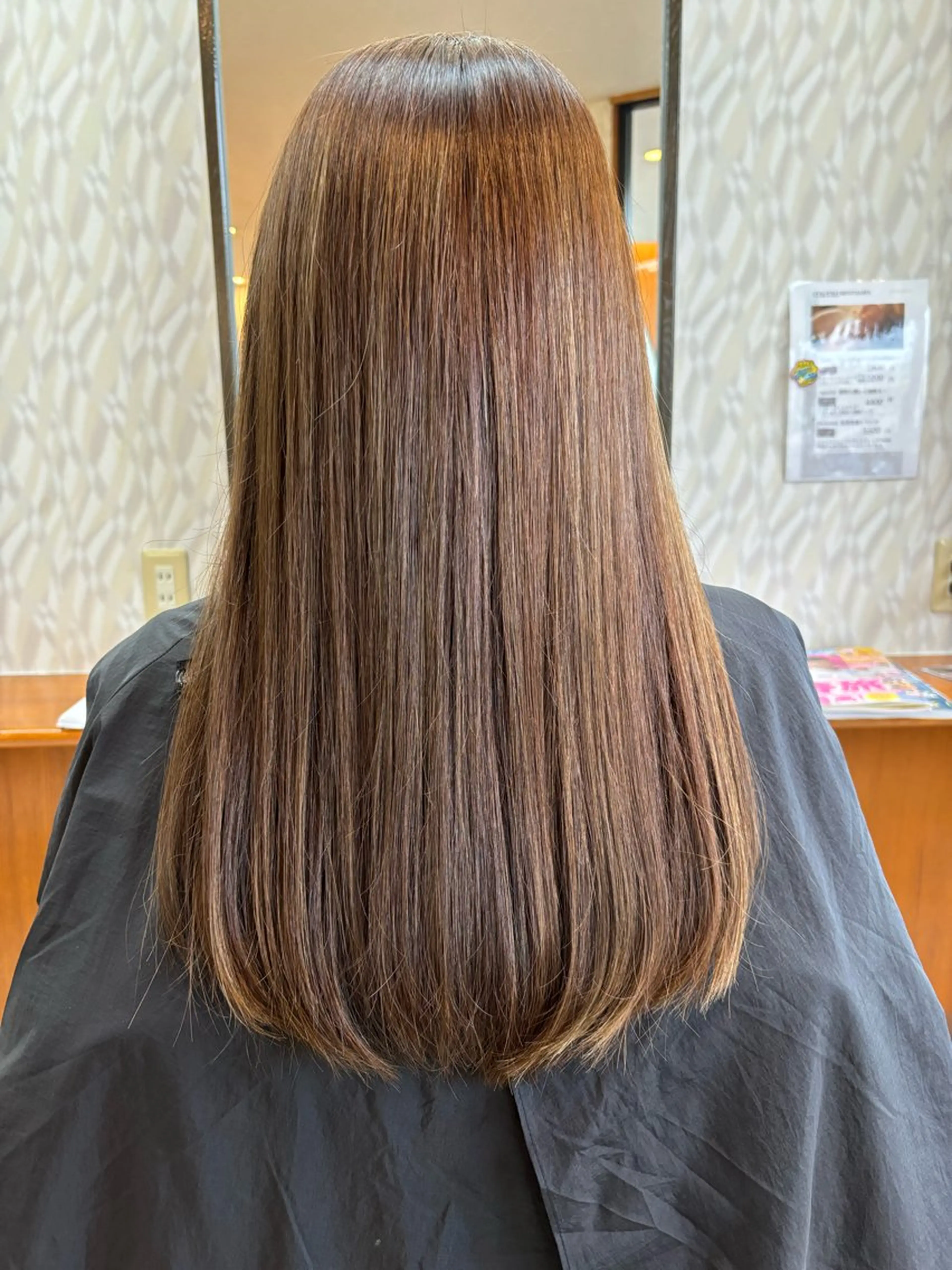 ロング カラー カット パーマ 亀山 来未のヘアスタイル