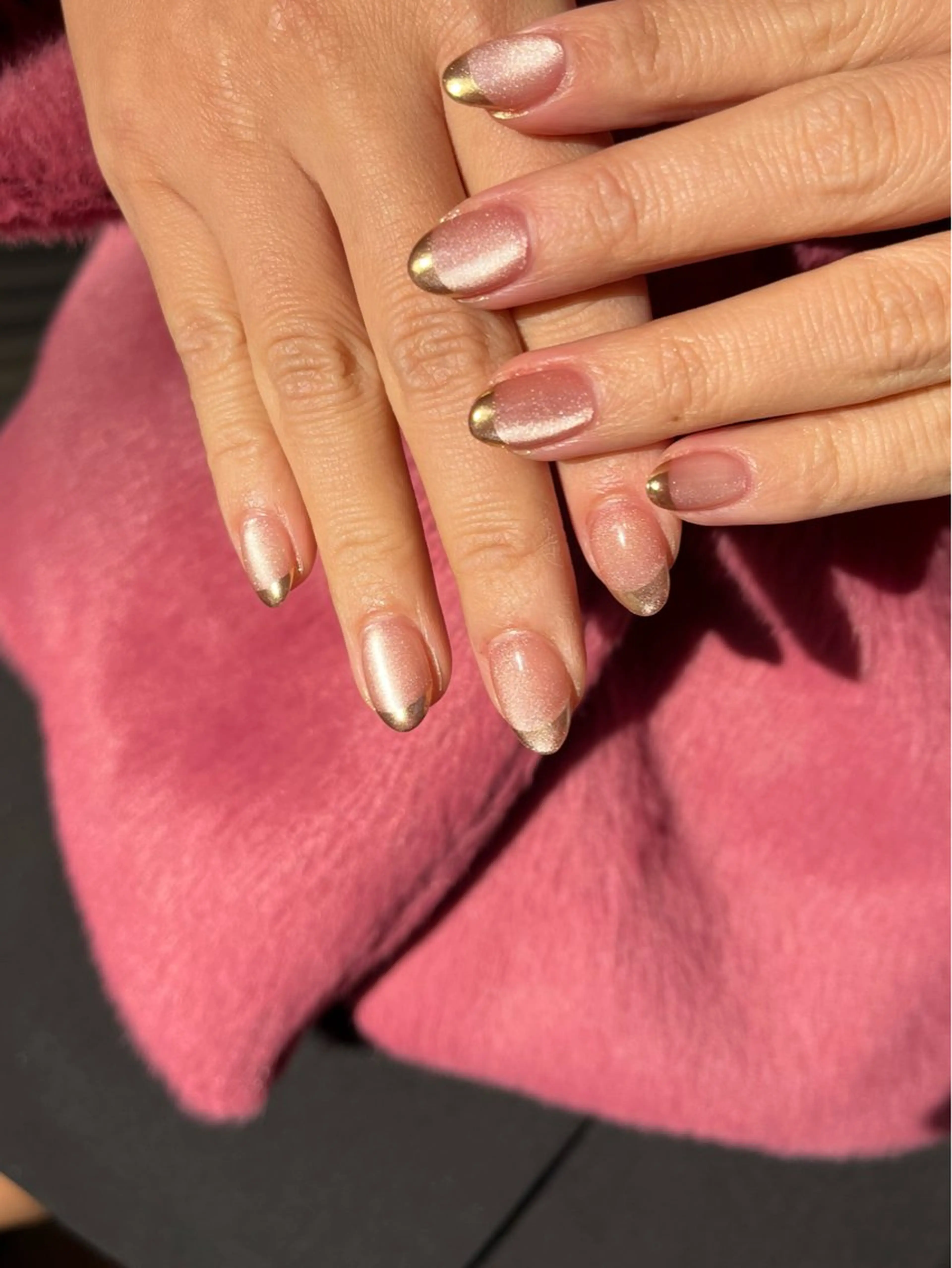 ネイル フレンチネイル ミラーネイル ハンドネイル ballie／小野原 なつみのネイルデザイン