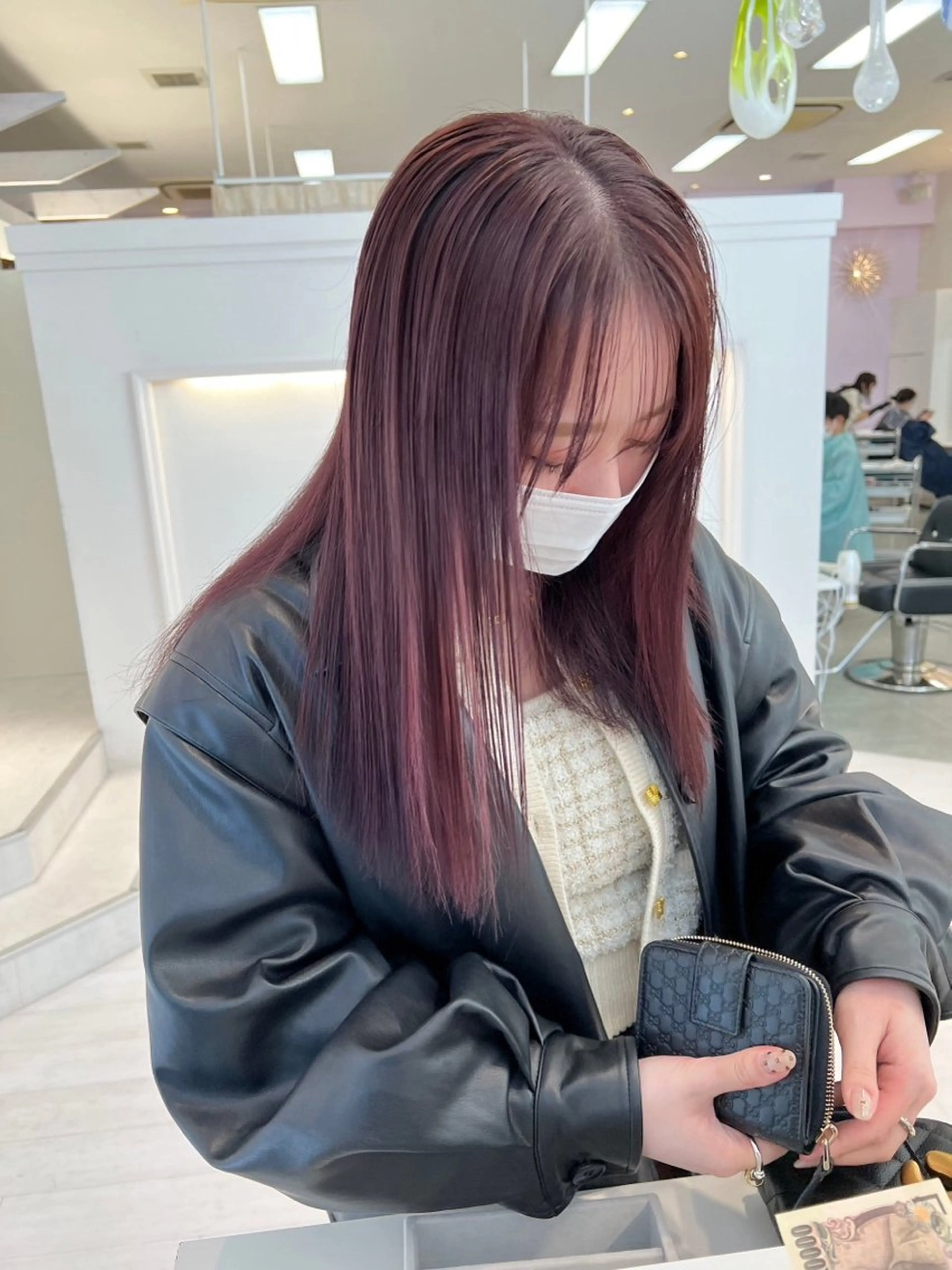 ロング カラー ヘアカラー ParveMix 🌝🫧山本 玲南のヘアスタイル