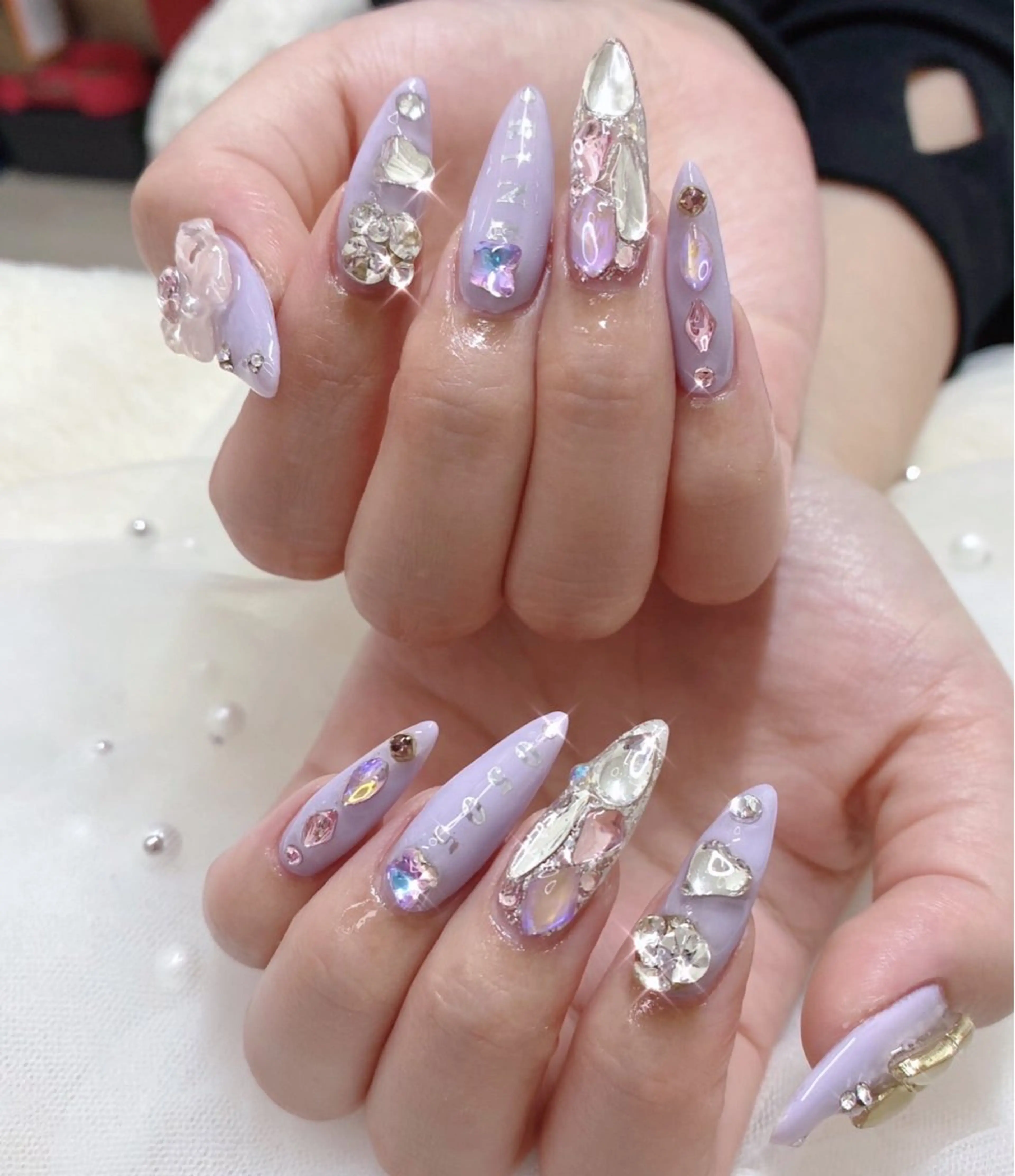 ネイル フットネイル フレンチネイル ジェルネイル ガラスフレンチ 韓国ネイル ハンドネイル ハンドケア 大門浜松町 ネイルのネイルデザイン