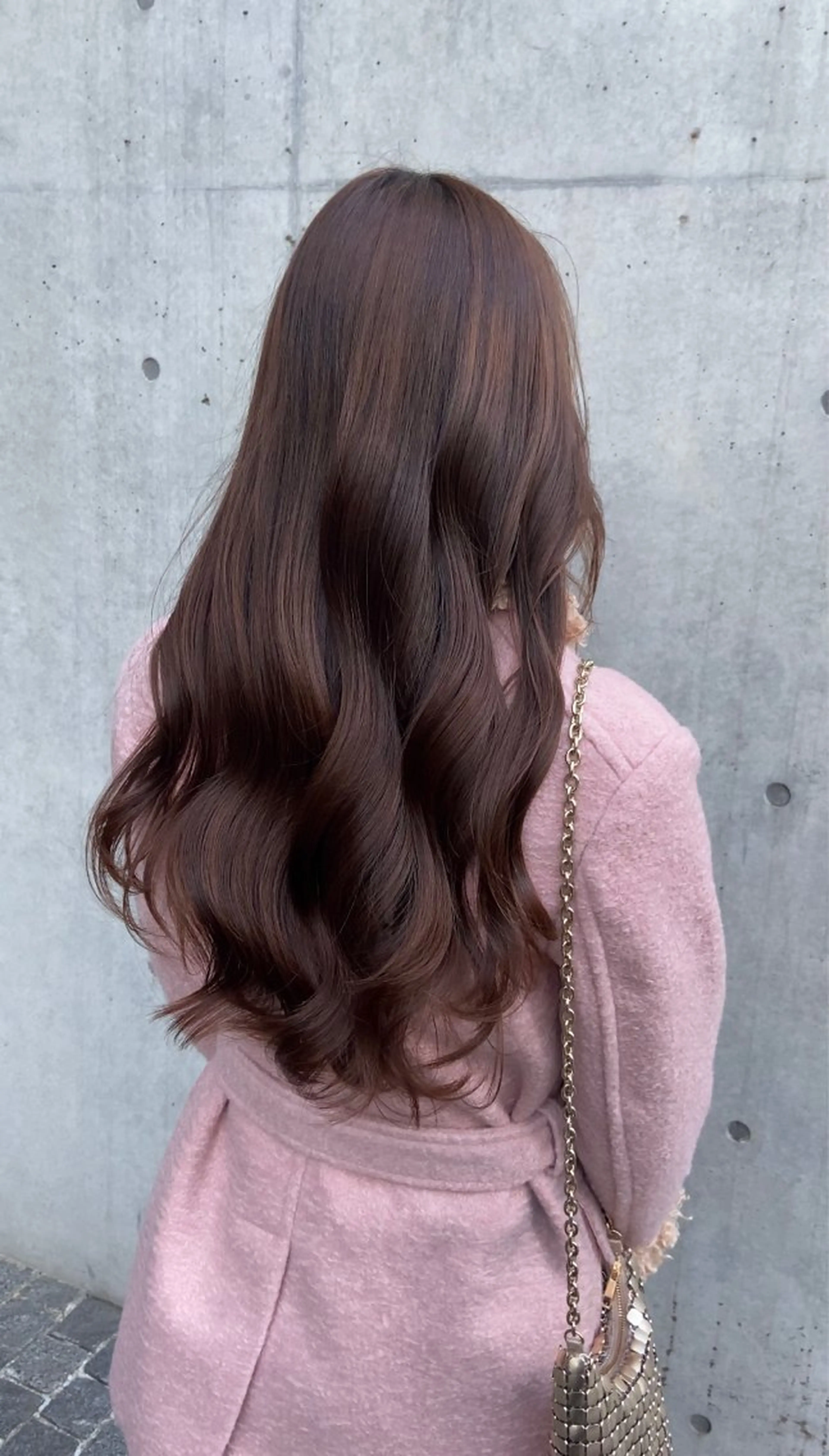 ロング カラー ブリーチ ブリーチなしカラー ピンクカラー カット ヘアカラー トリートメント ダメージレス美容師 🌱水島侑理のヘアスタイル