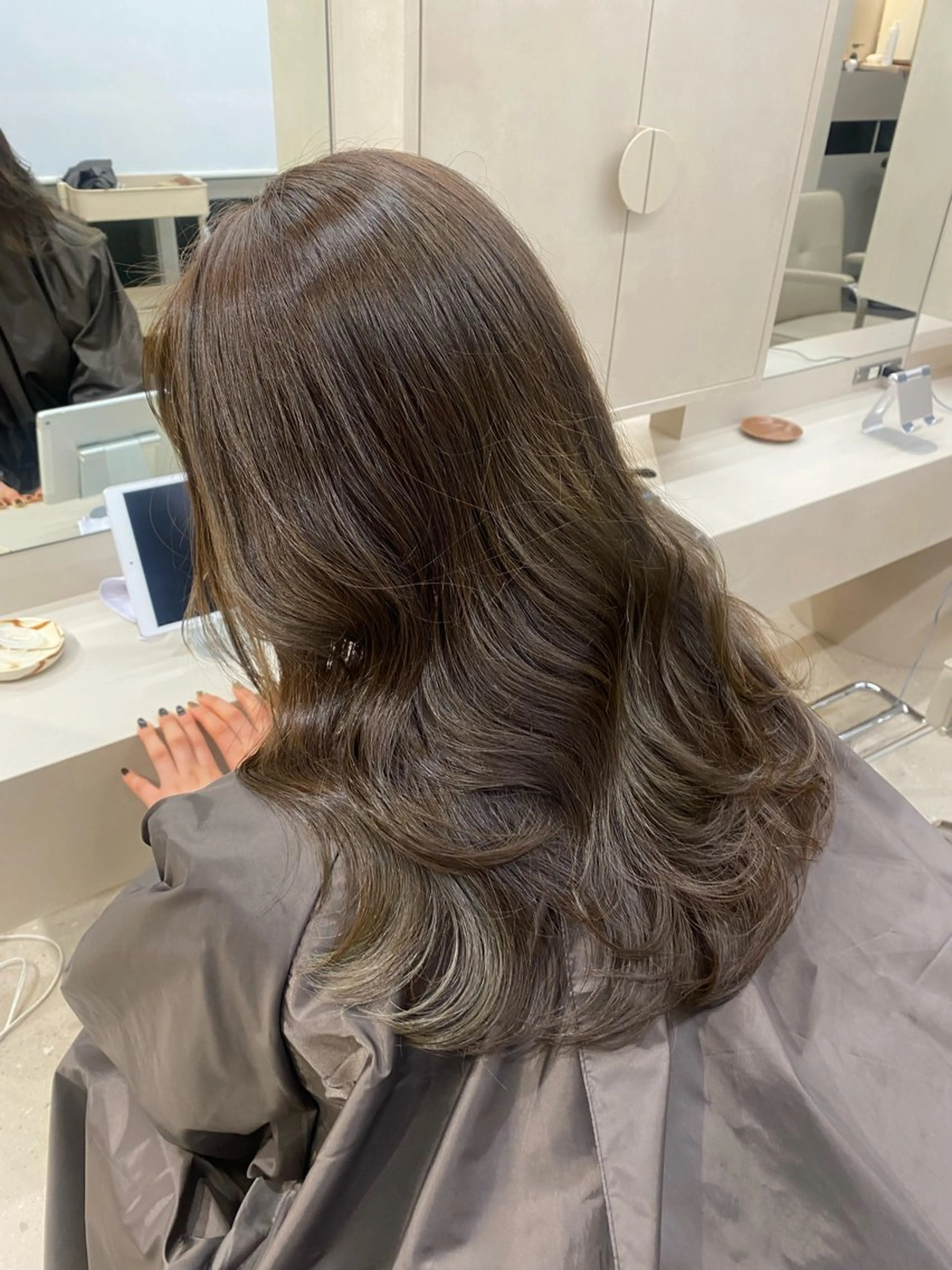 ロング カラー ダブルカラー oren 横浜所属・ちえみ/ ボブ・ショート募集中のヘアスタイル