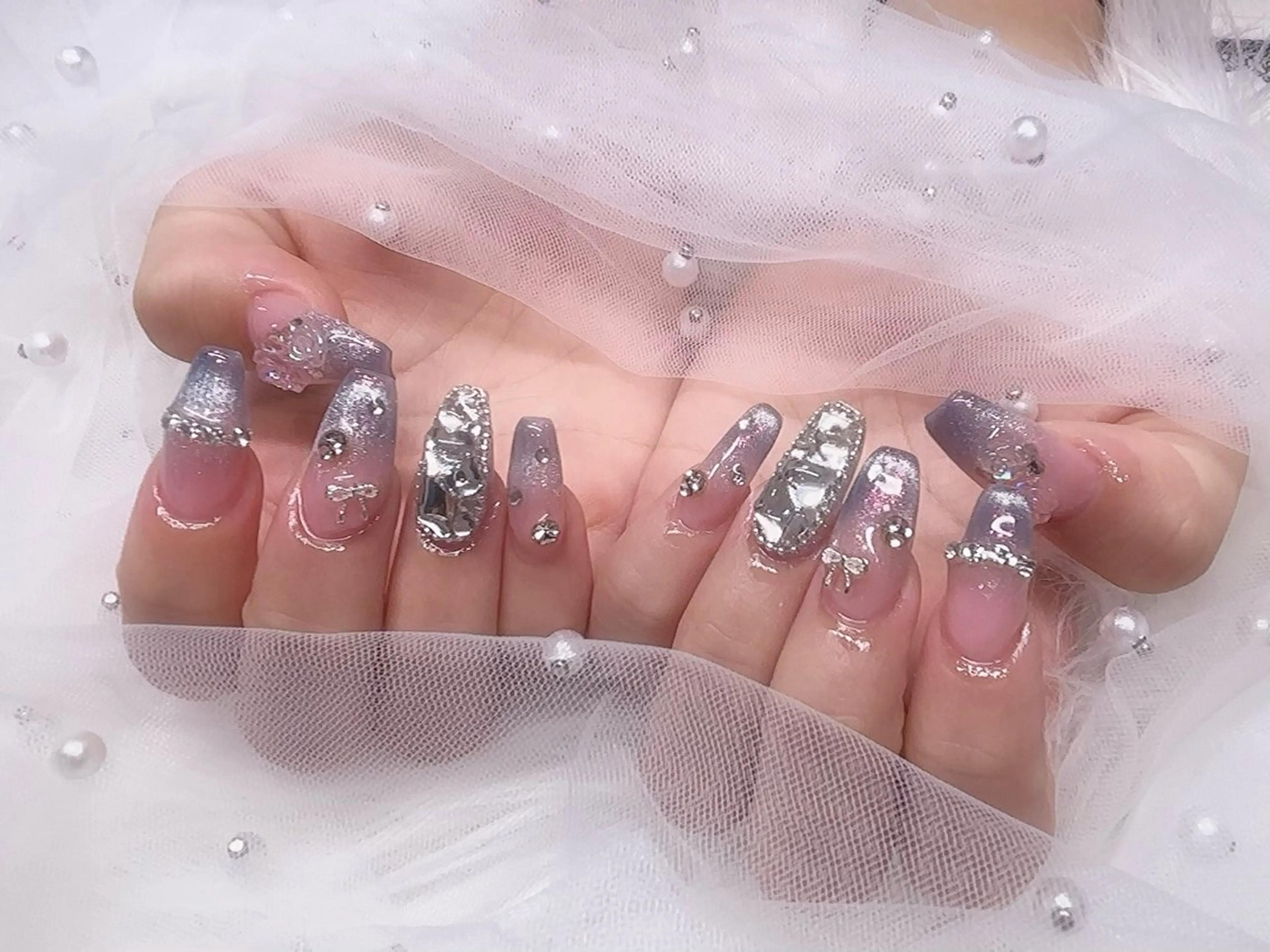 【当日限定特別価格❣️】オフなし🌸スカルプ💅持ち込みデザイン🎶ྀིの写真