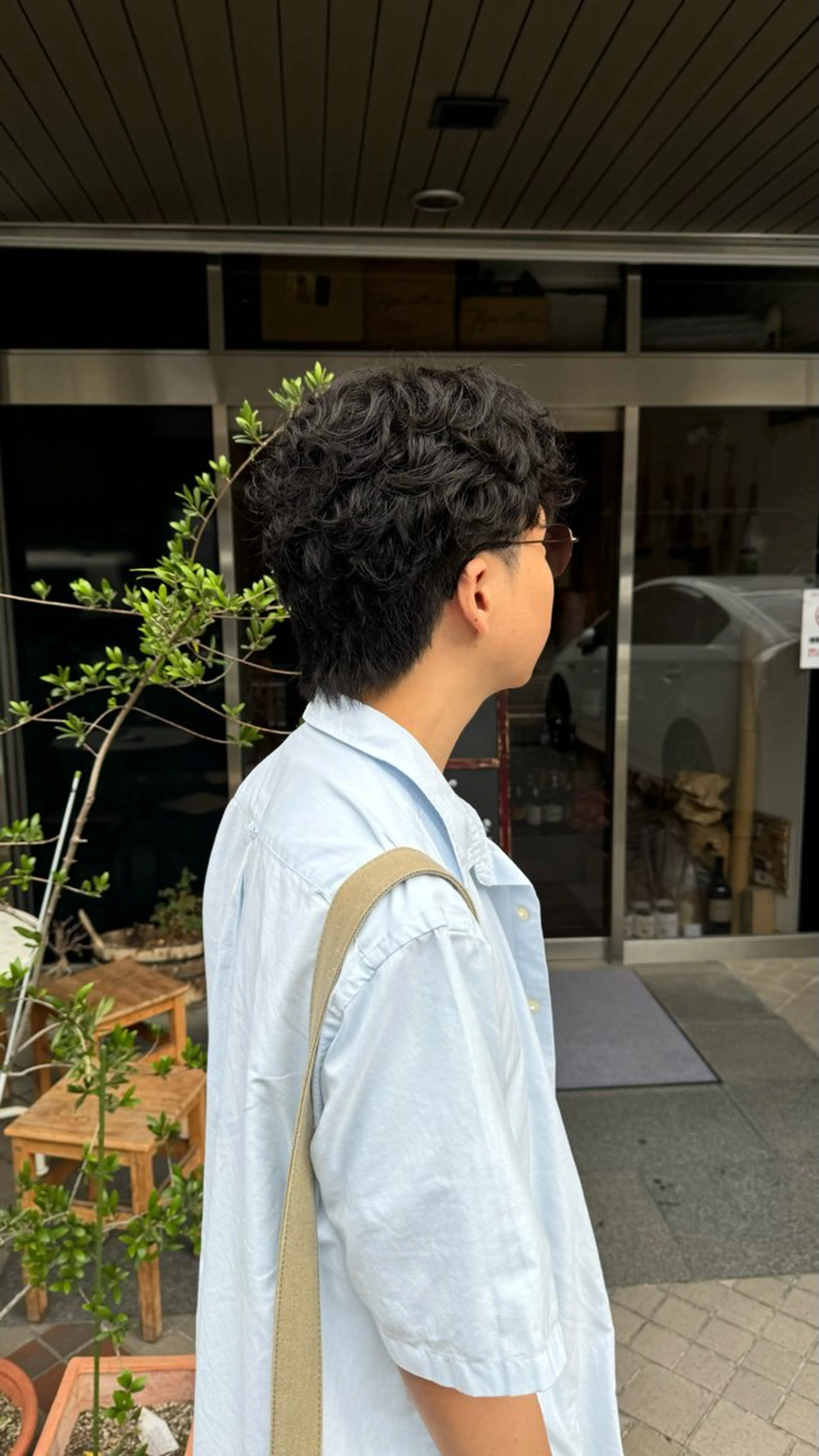 ショート パーマ ウルフカット カット パーマ Real me　京都 四条烏丸ドゥエ店所属・タナカ｜ 京都美容師のヘアスタイル
