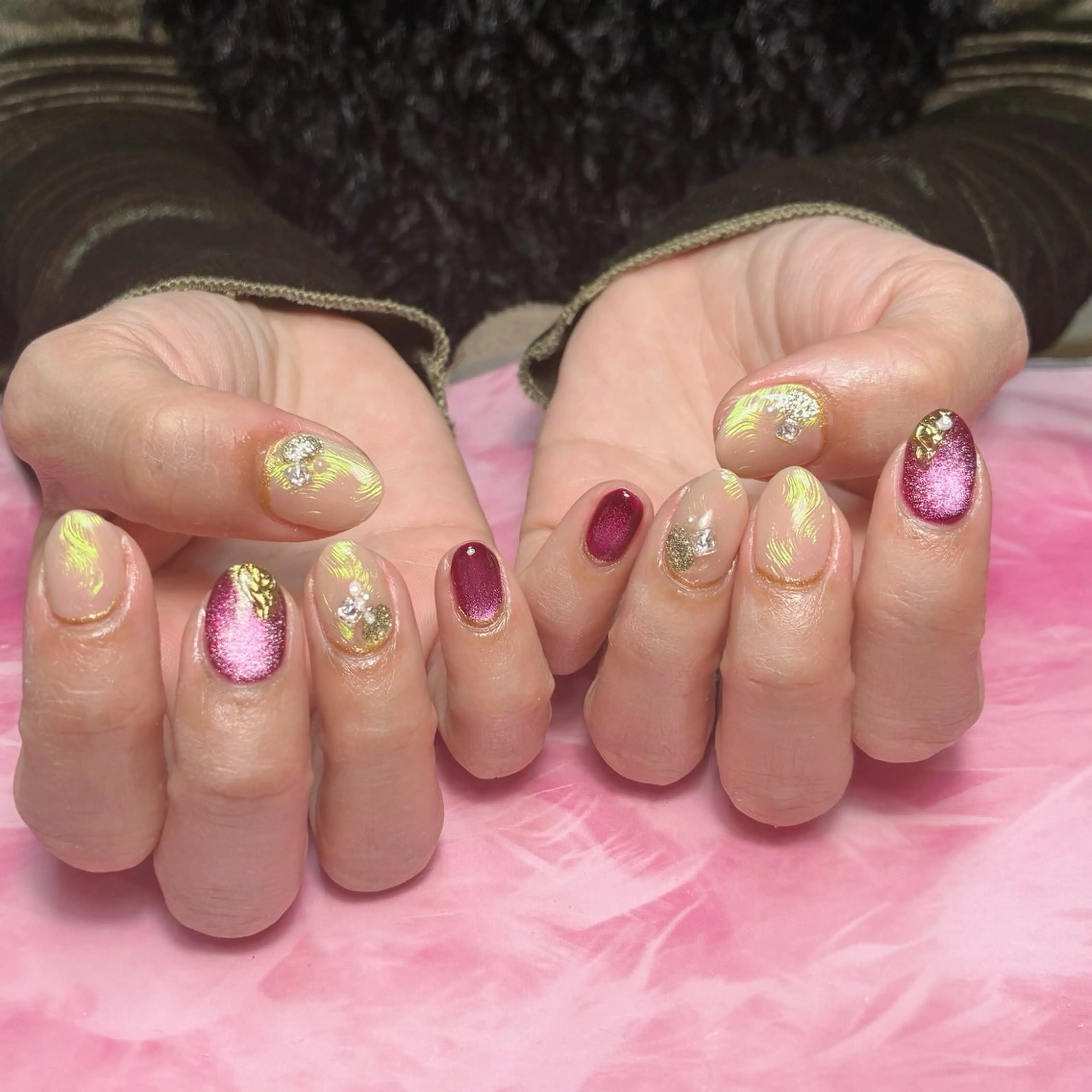 ショート ハンドネイル hs nail salonのネイルデザイン