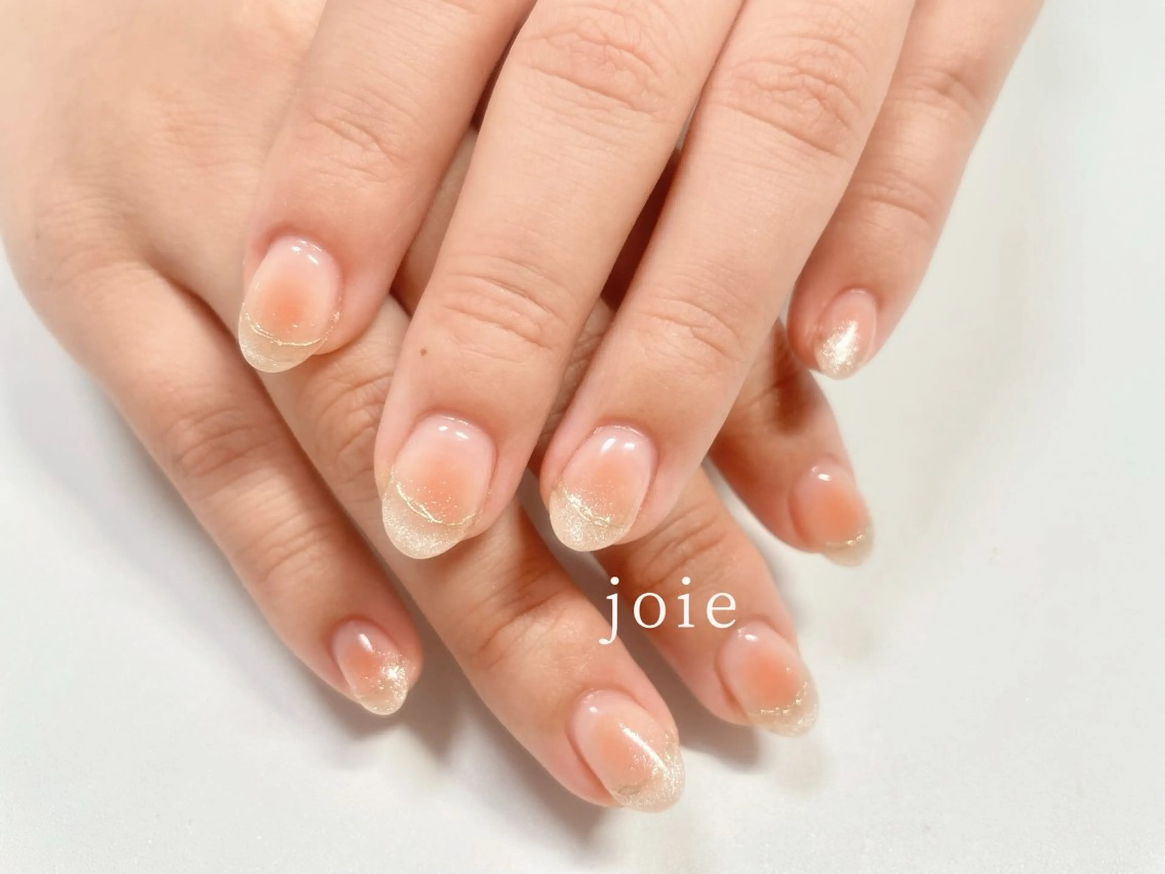 ネイル チークネイル ジェルネイル キラキラネイル オフィスネイル パラジェル Nailist Mikuのネイルデザイン