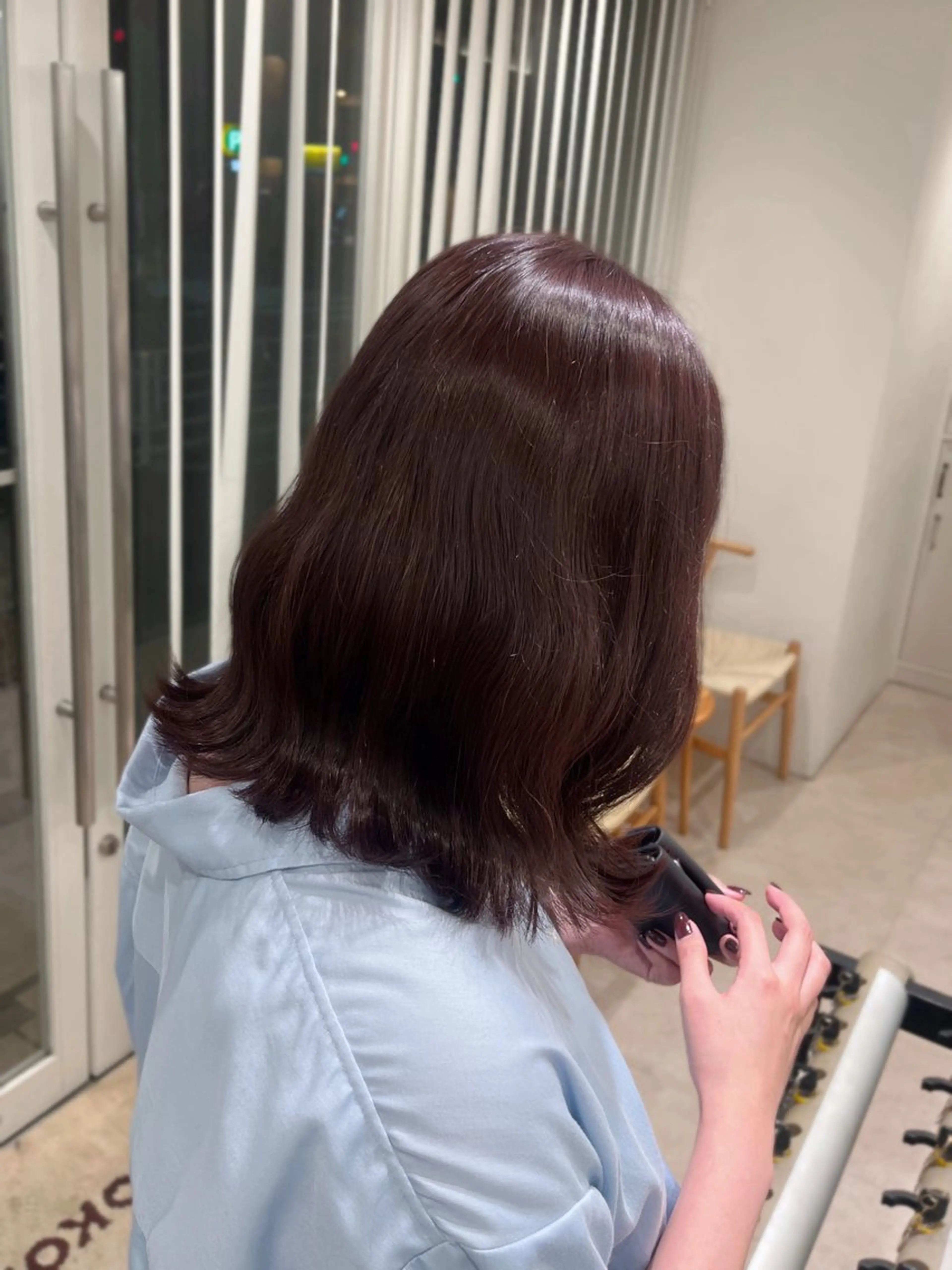 カラー ひなこ♡艶カラー/ ベージュ🤍透明感のヘアスタイル