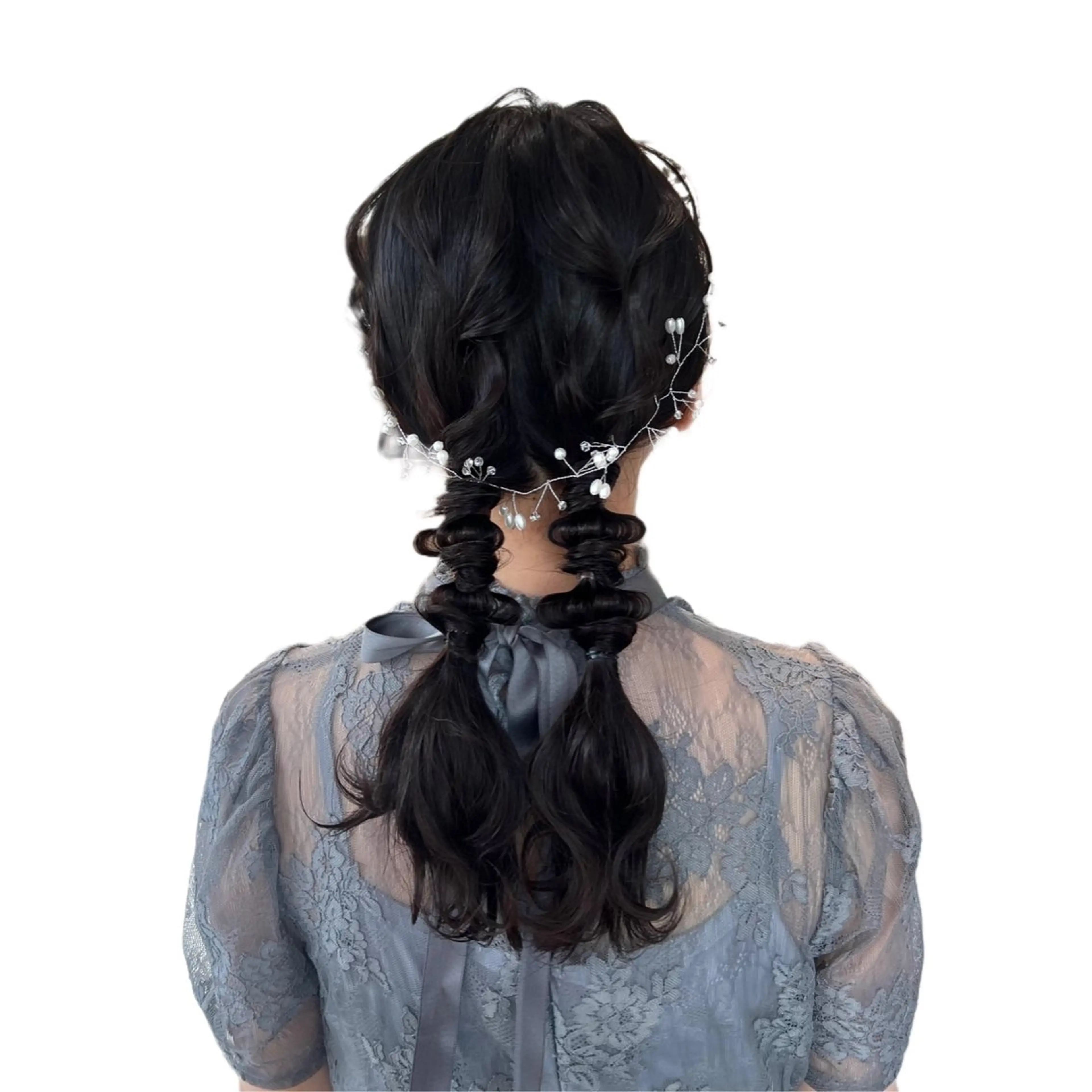 セミロング ヘアセット SALOWIN： KASUMIのヘアスタイル