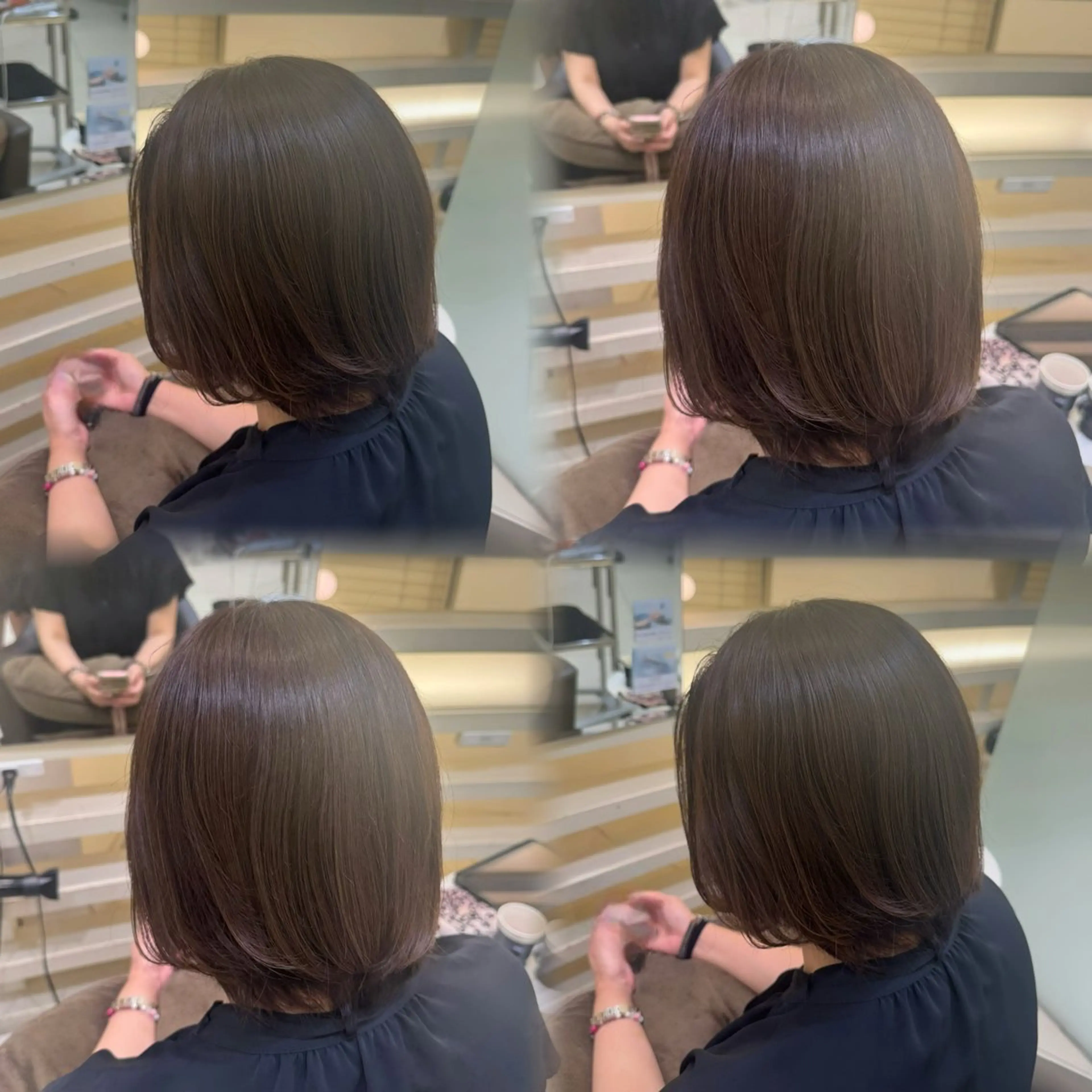 ショート カラー トリートメント ヘアカラー トリートメント 艶髪／カラー／ 銀座／RINA🎀のヘアスタイル