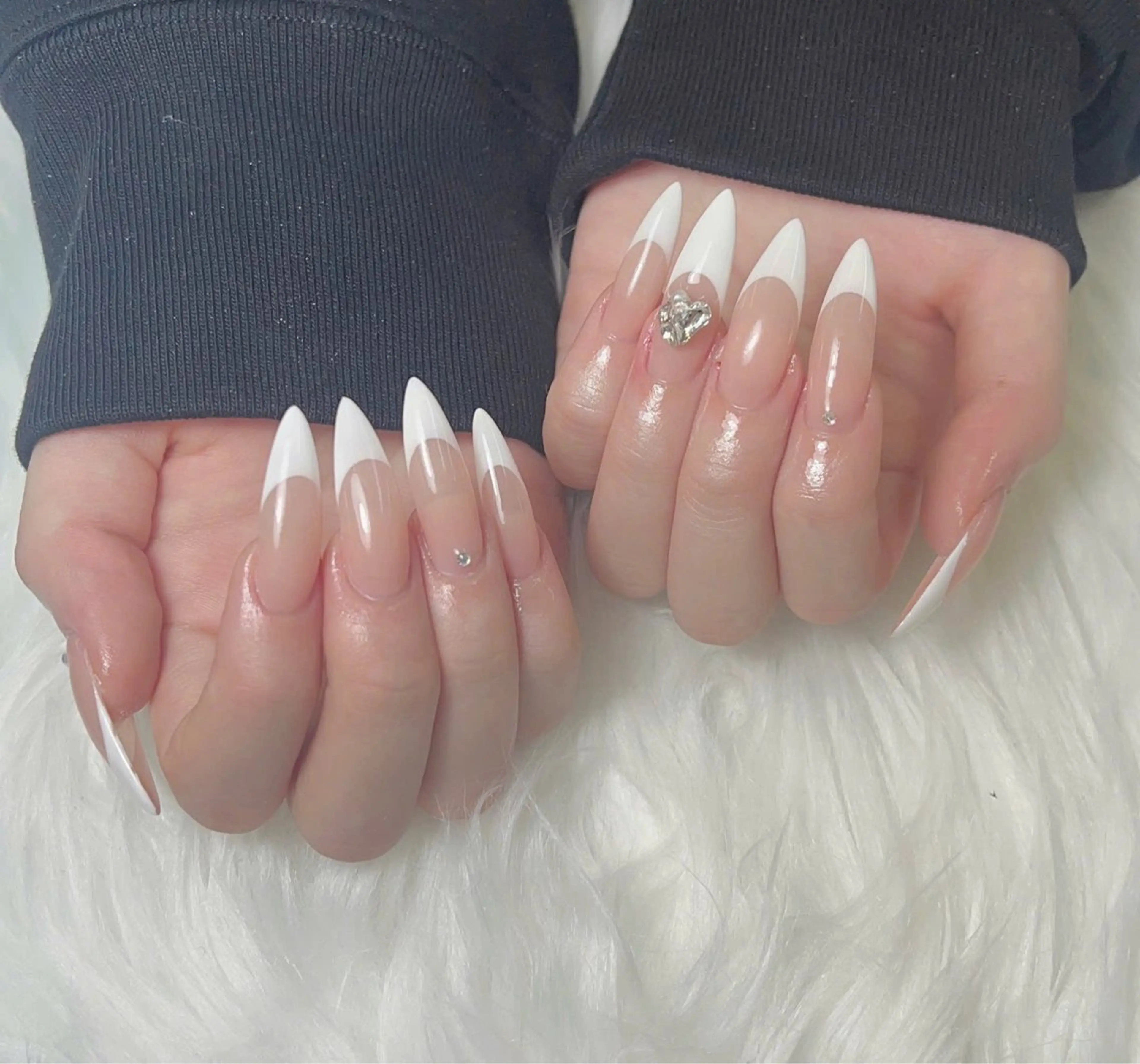 ネイル ジェルネイル ガーリー 韓国ネイル ニュアンスネイル シンプルネイル ハンドネイル king ネイルのネイルデザイン