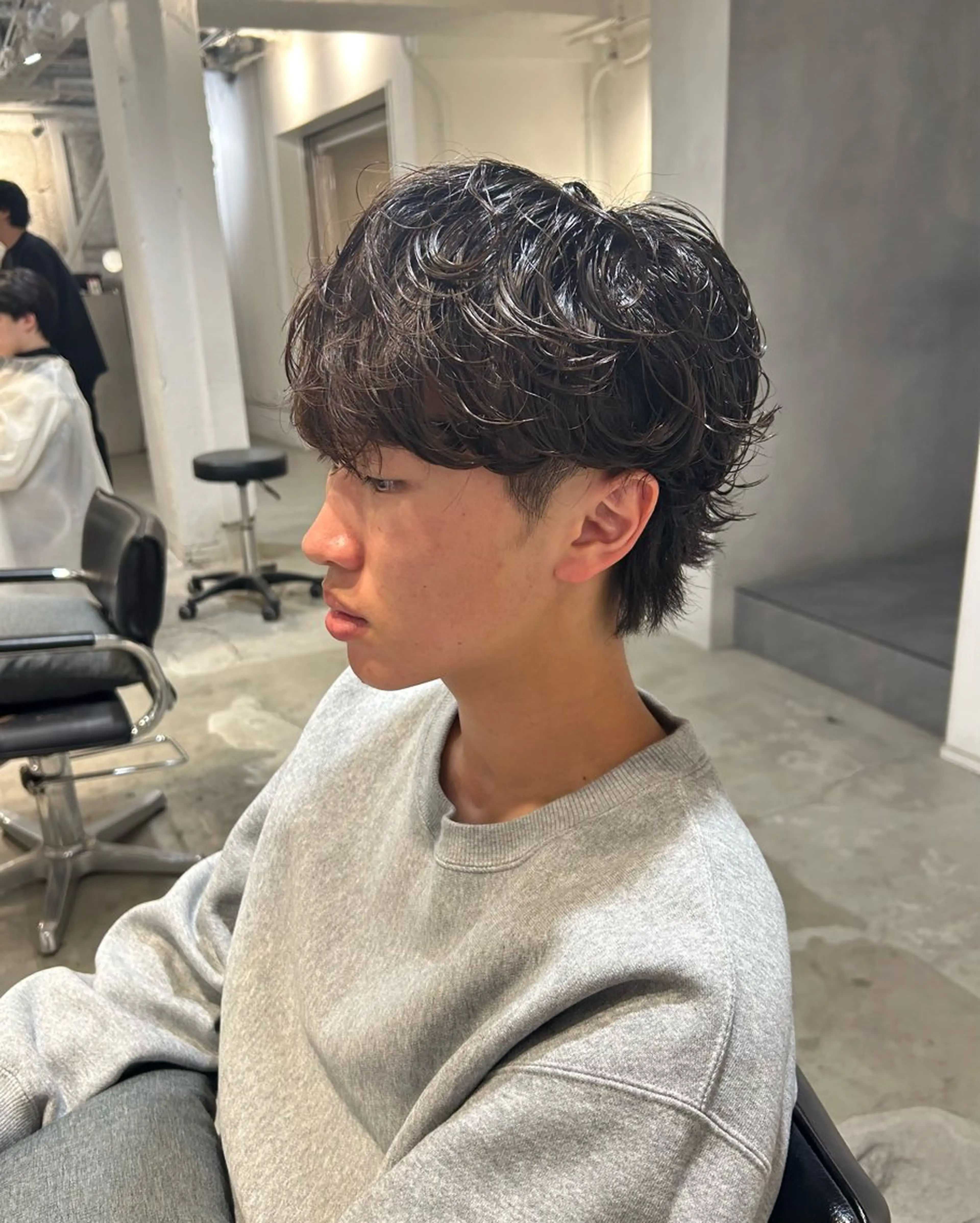 パーマ メンズ カット パーマ 💈圧倒的かっこいい 💈メンズパーマの匠のヘアスタイル
