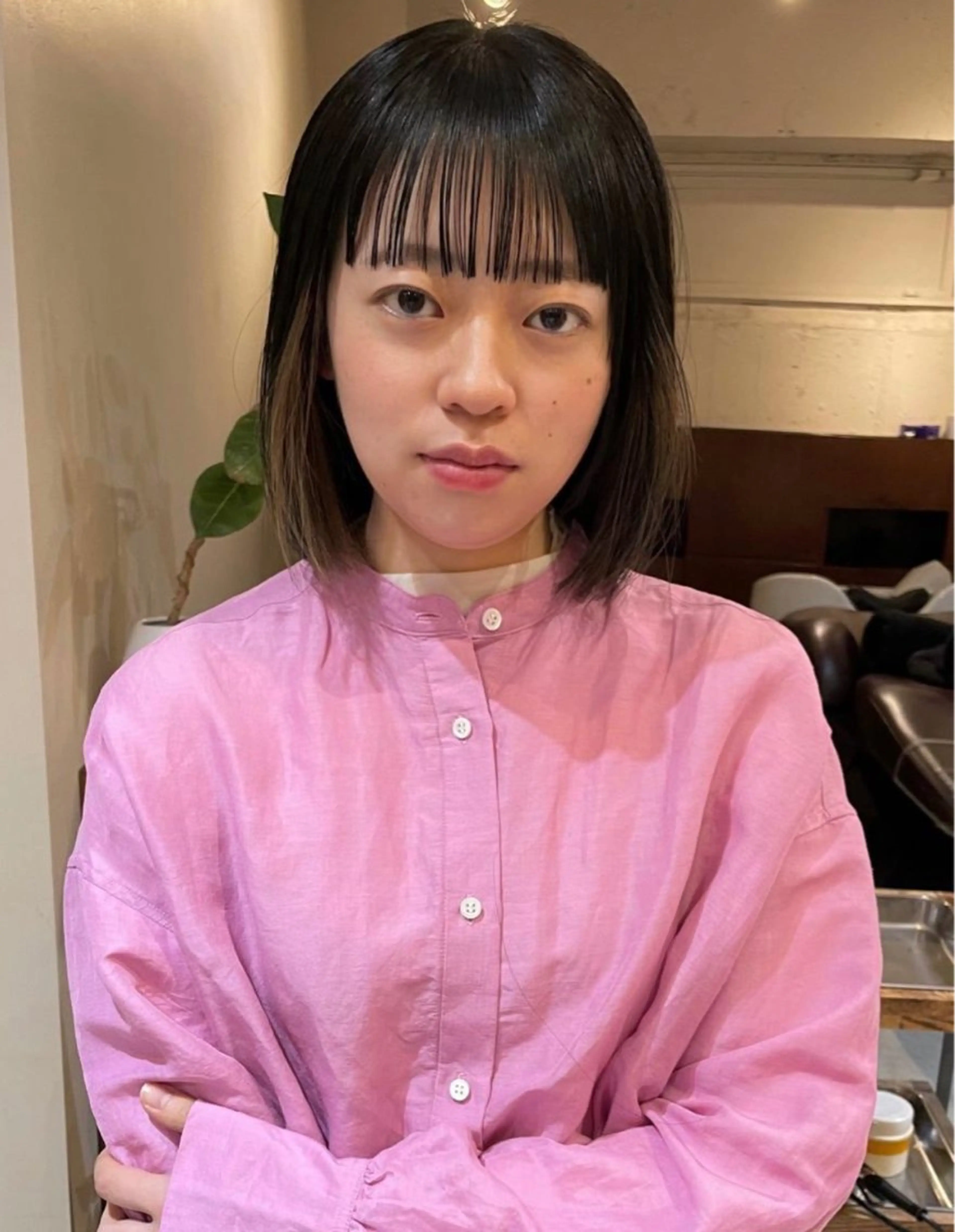 ショート カラー ヘアカラー ファッションに 溶け込むstyleのヘアスタイル