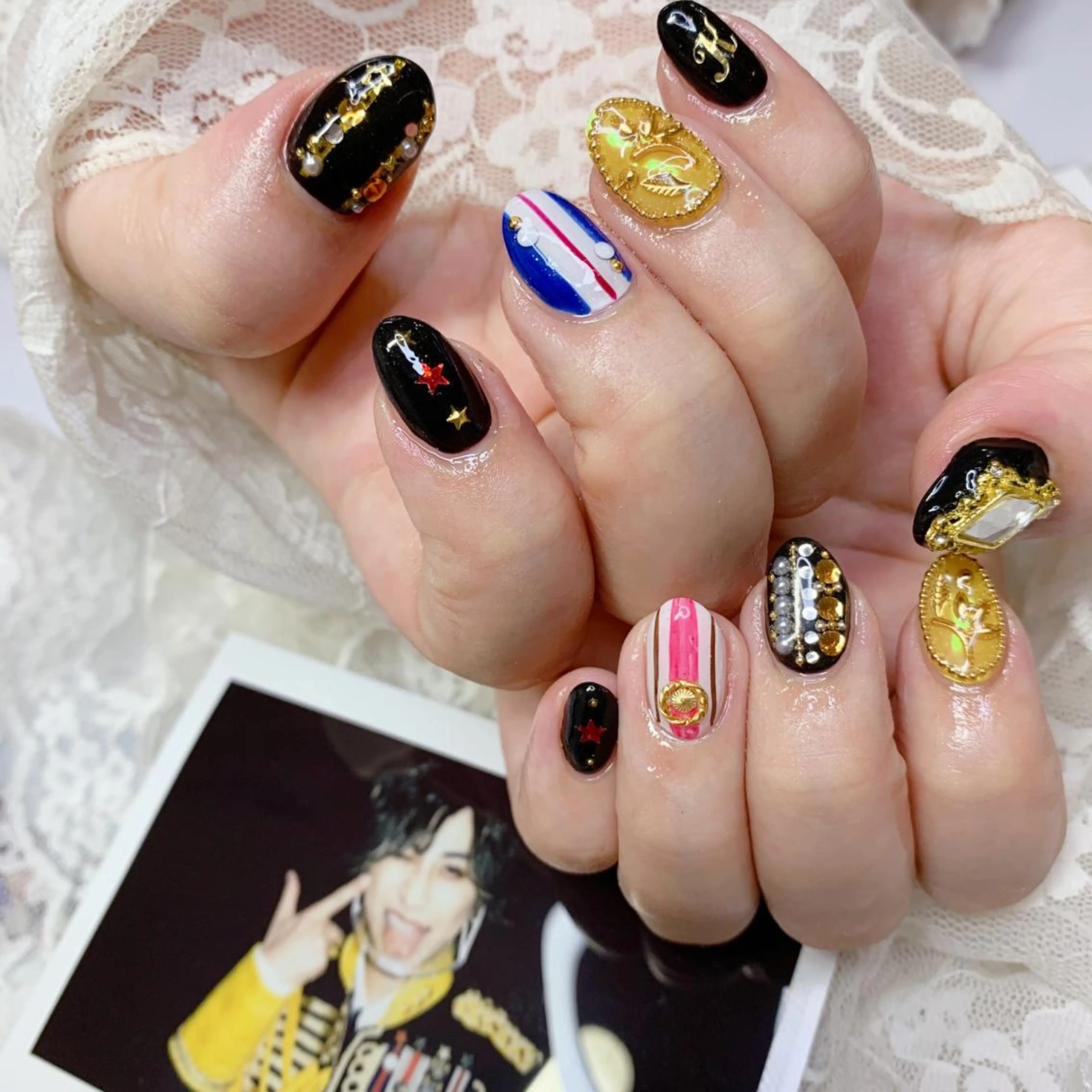 ネイル ハンドネイル La neige* yuki 🥯🍑のネイルデザイン