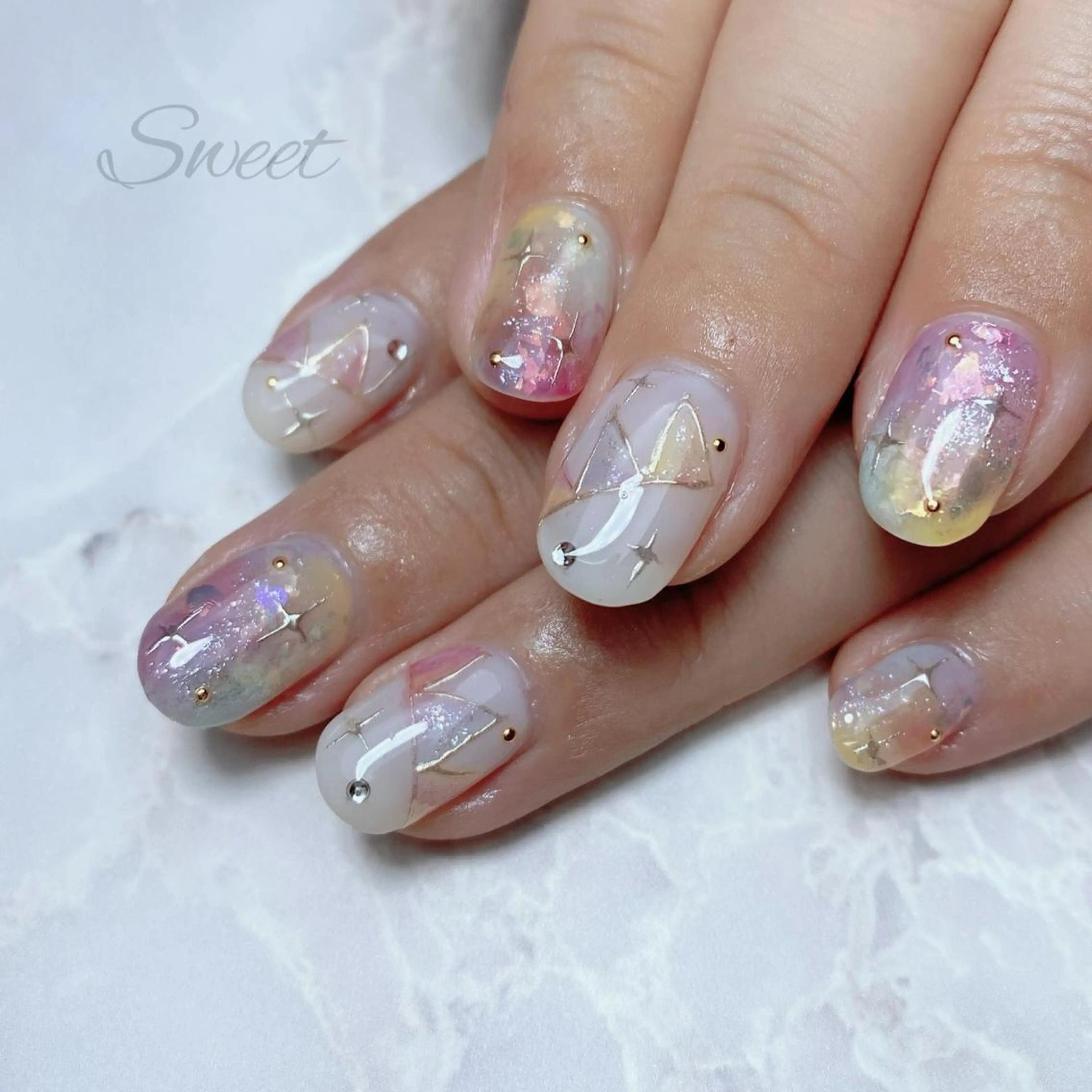 ネイル sweet 仲野陽子のネイルデザイン