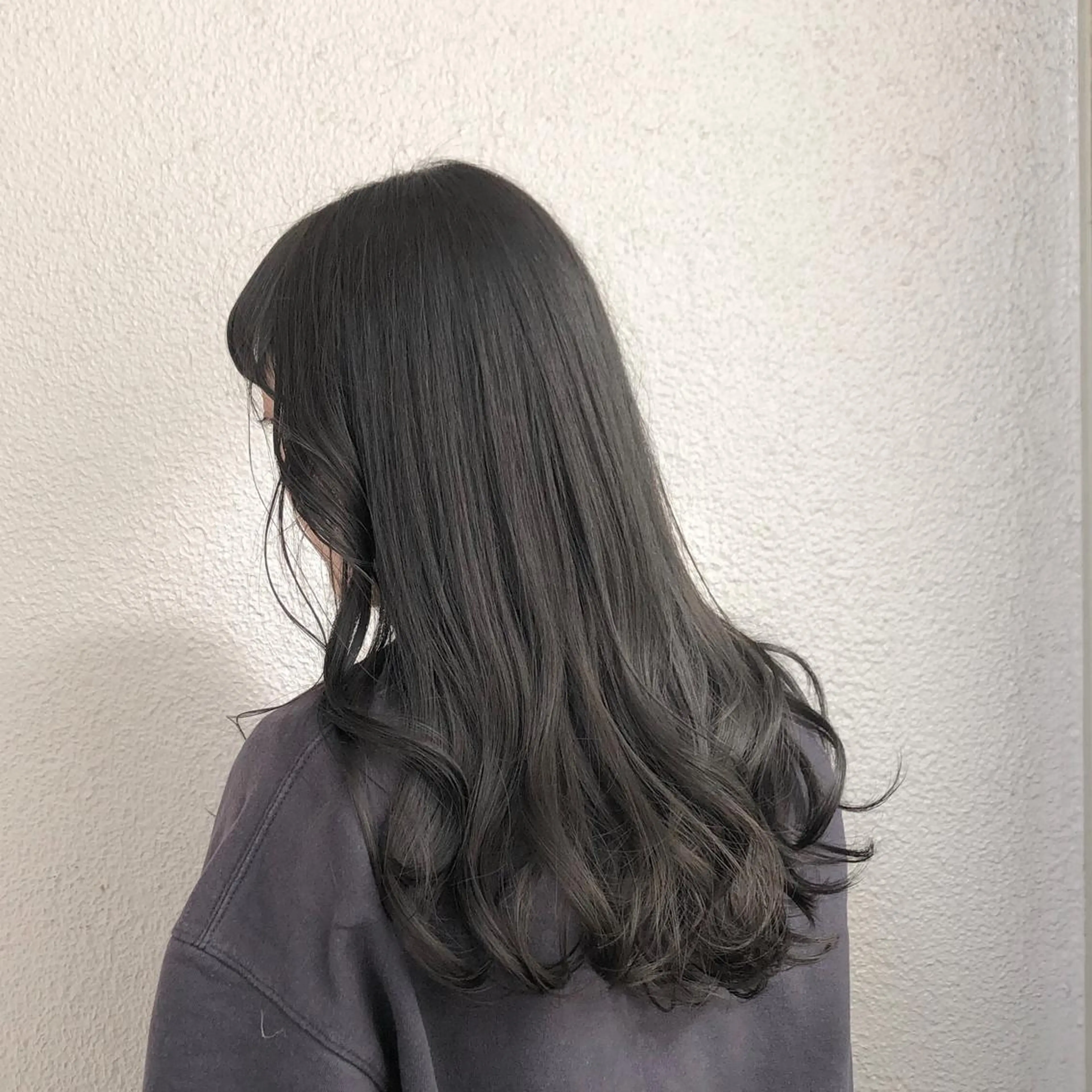 ロング カラー 韓国風レイヤー🗝要 暗透カラー📓吉祥寺のヘアスタイル