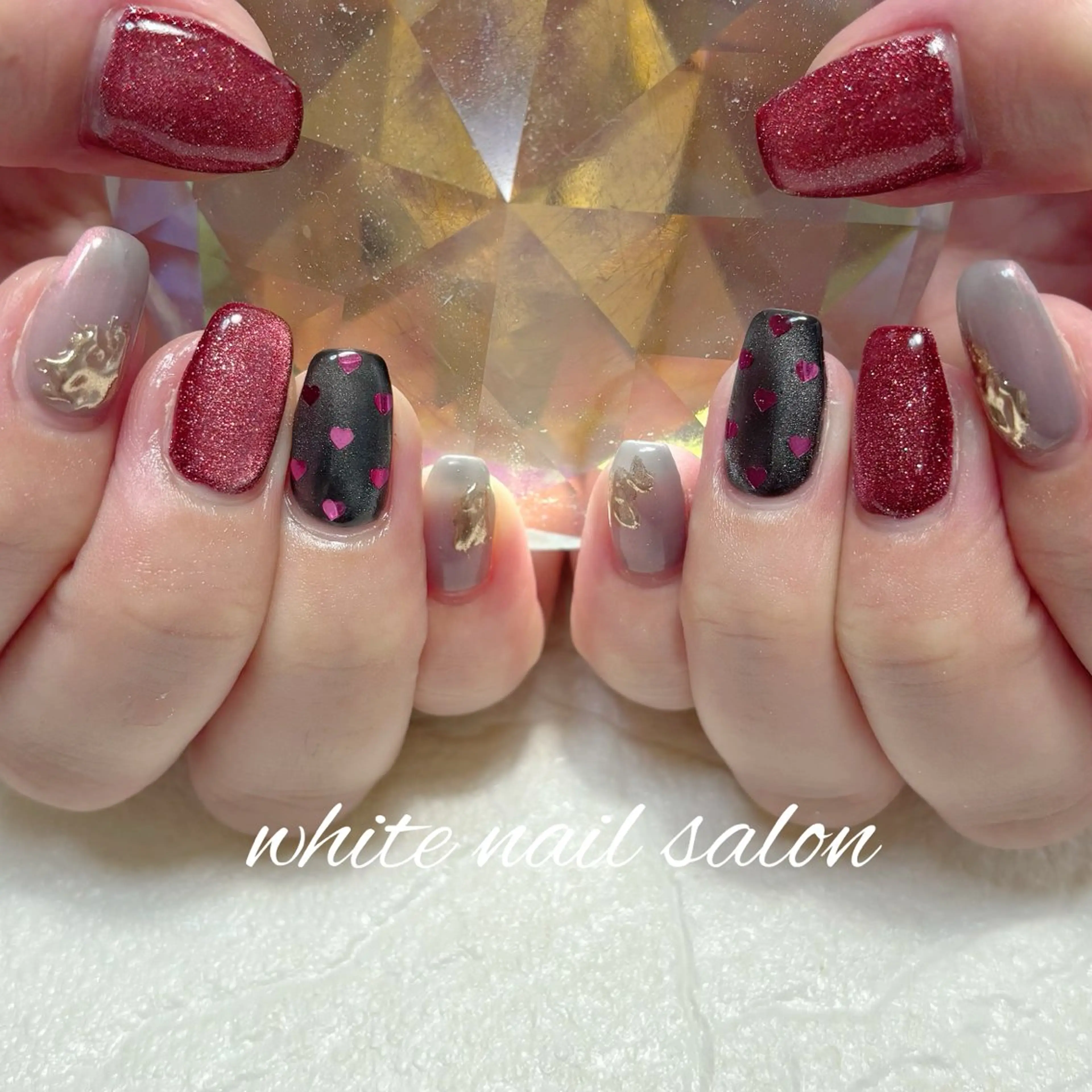 ネイル フットネイル ハンドネイル white nail salonのネイルデザイン