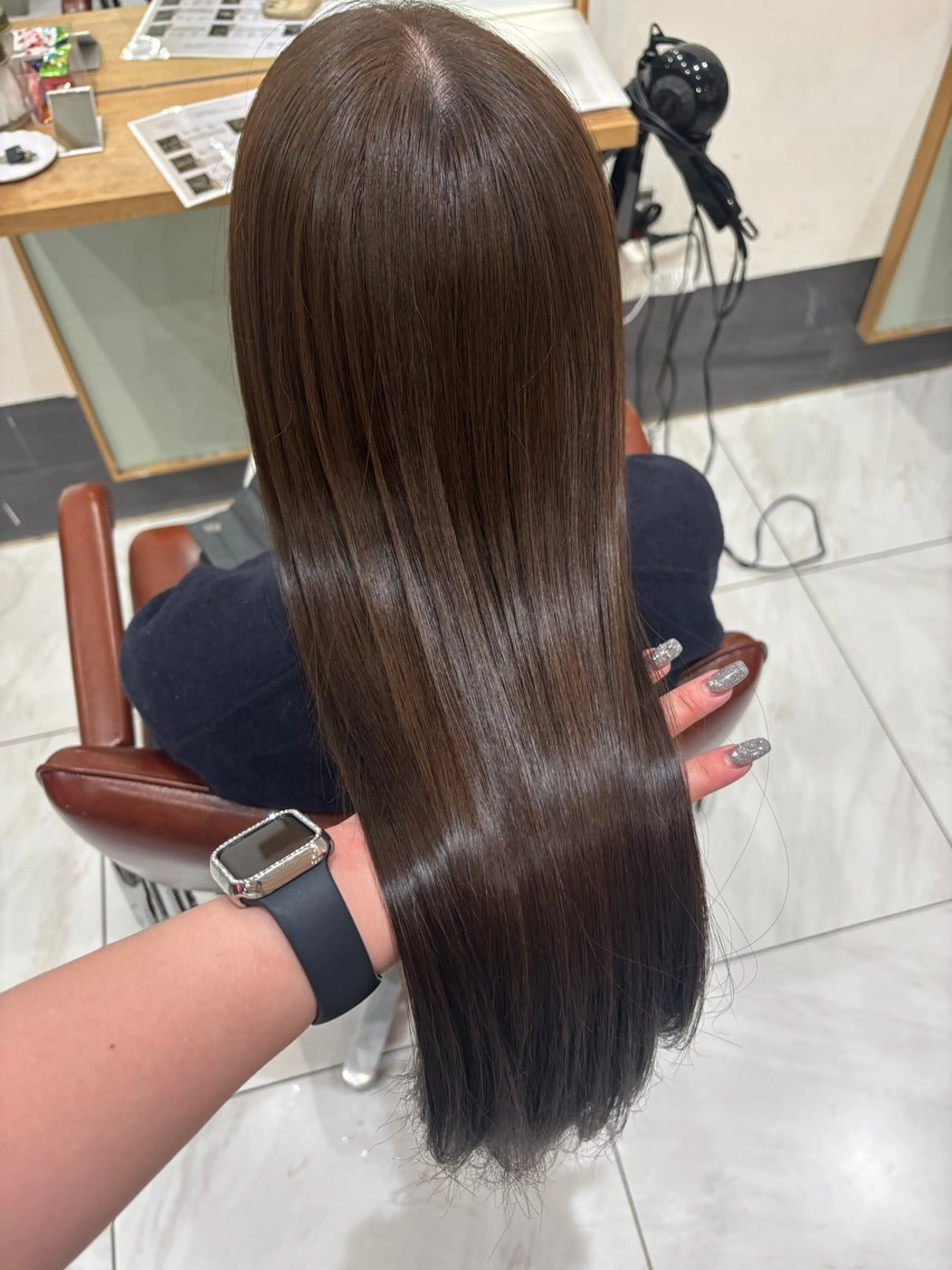ロング トリートメント ️🩵RINKA/ ハイトーンカラー🩵のヘアスタイル
