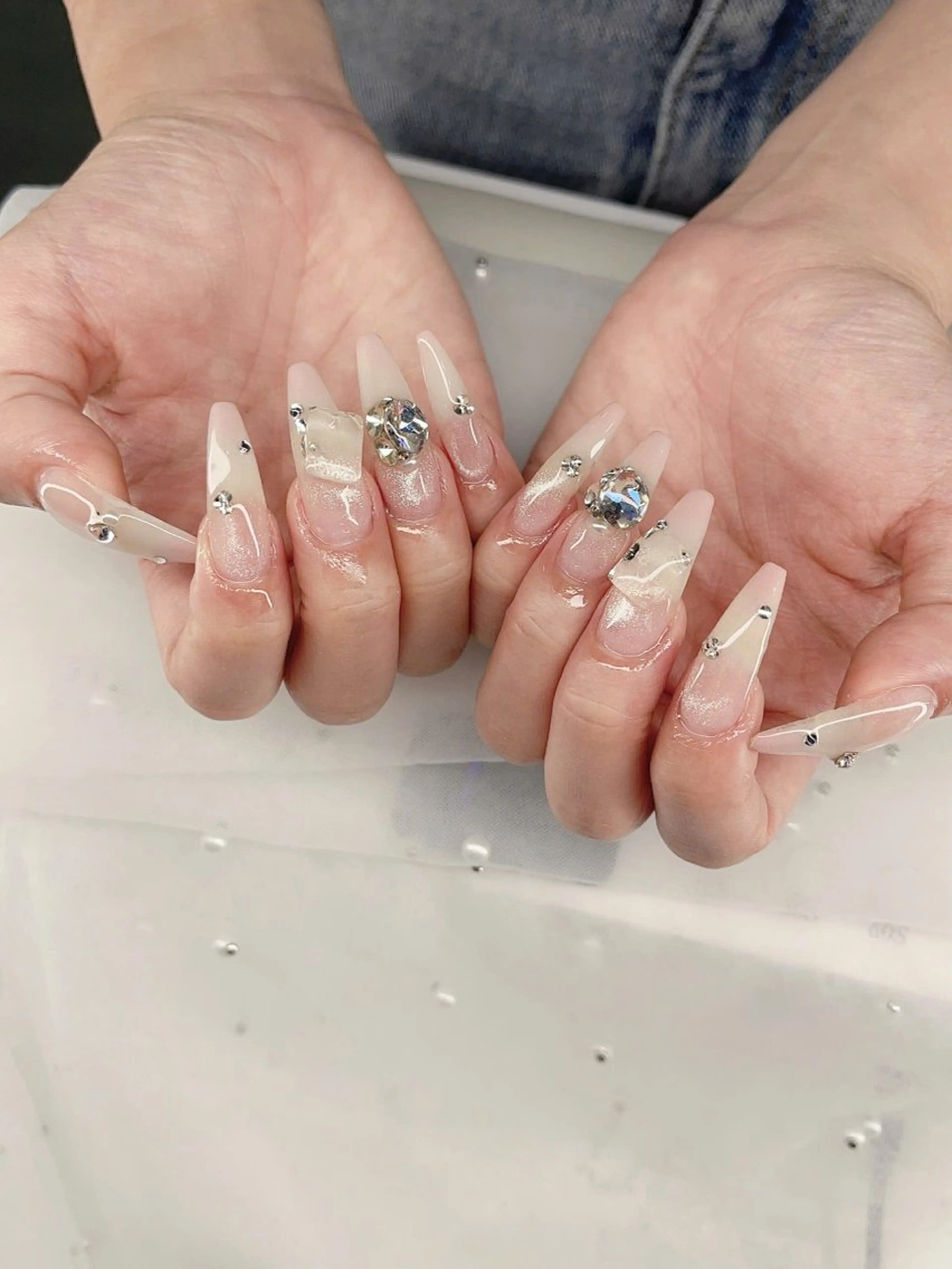 ネイル アニマル柄 オーロラネイル チークネイル フラッシュネイル ジェルネイル ハンドネイル T.A Nail Salon所属・T.A Nail Salonのその他イメージ