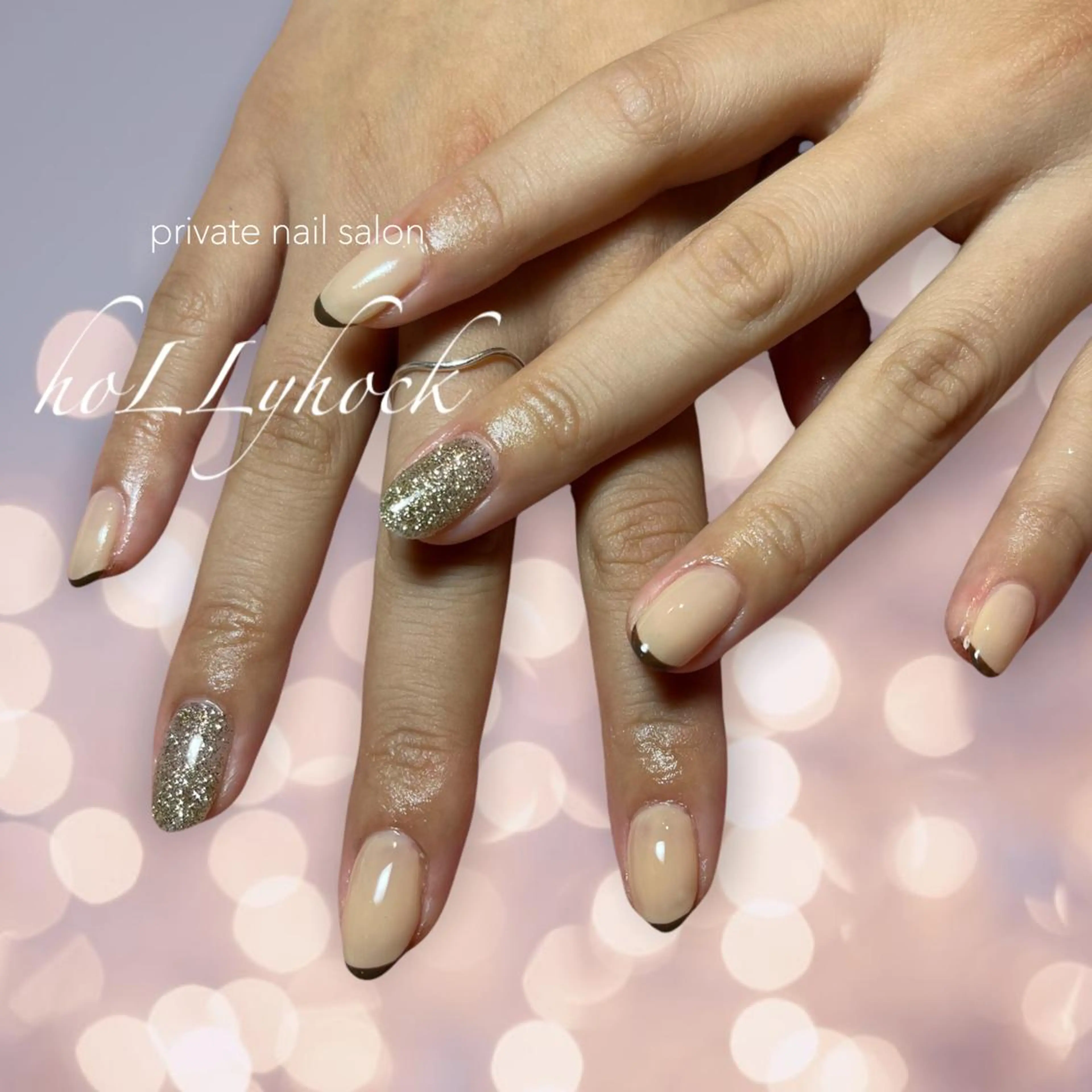 ネイル アートネイル ハンドネイル nail salon hoLLyhockのネイルデザイン
