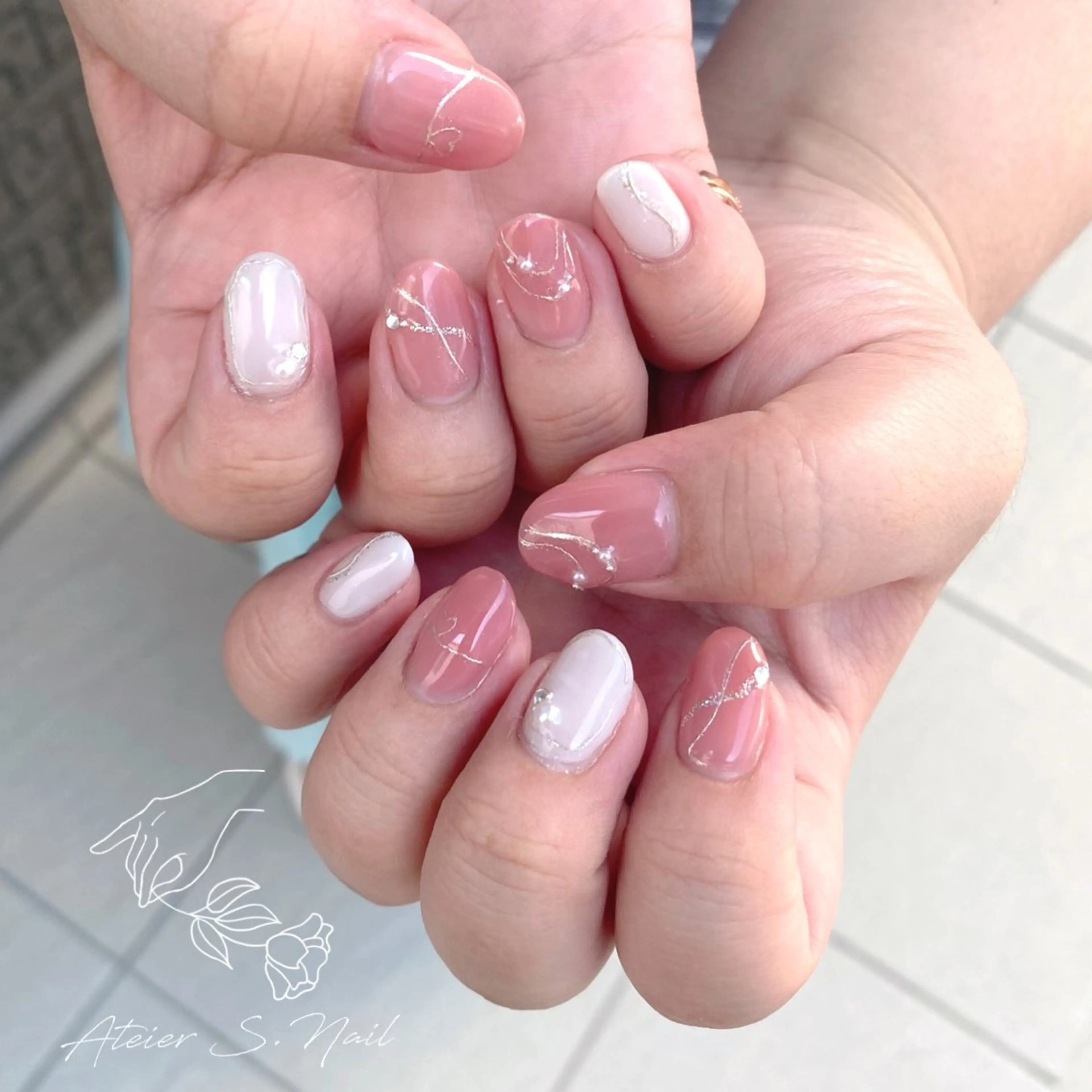ネイル 持ち込み Atelier S.nailのネイルデザイン