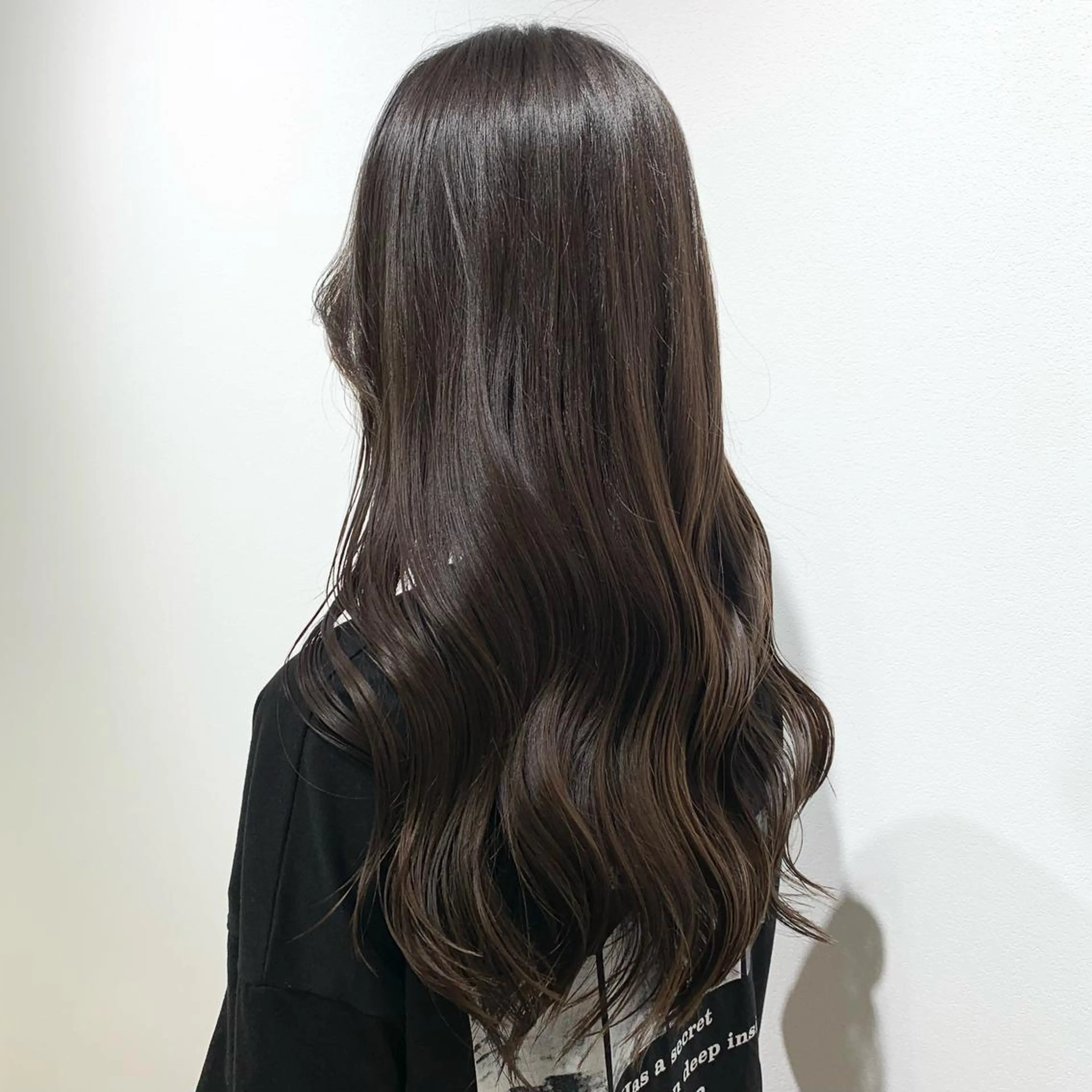 ロング カラー ヘアアレンジ キヨミ 韓国レイヤーカットのヘアスタイル