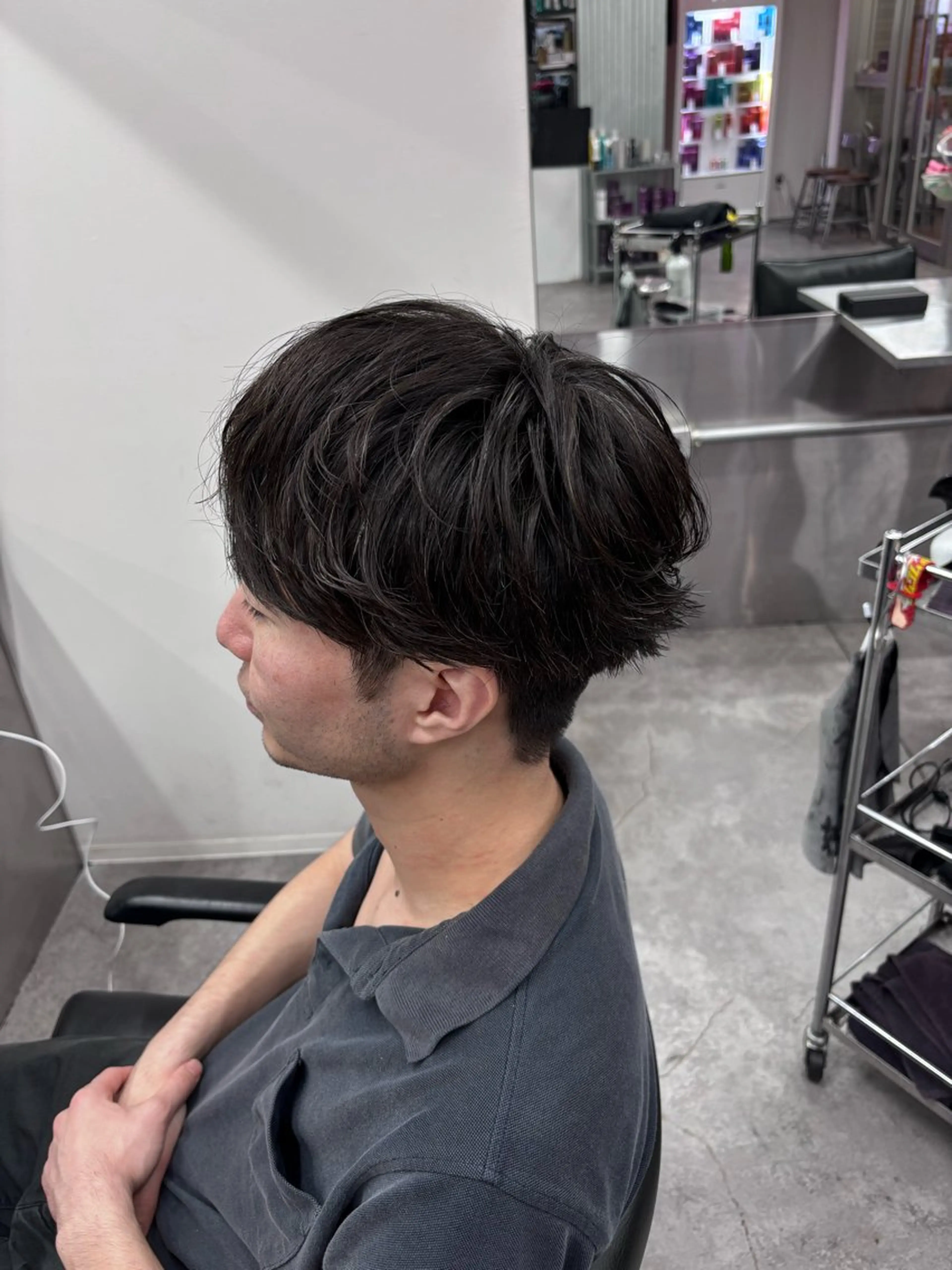 メンズ カット 韓国パーマ特化 🇰🇷yutoのヘアスタイル